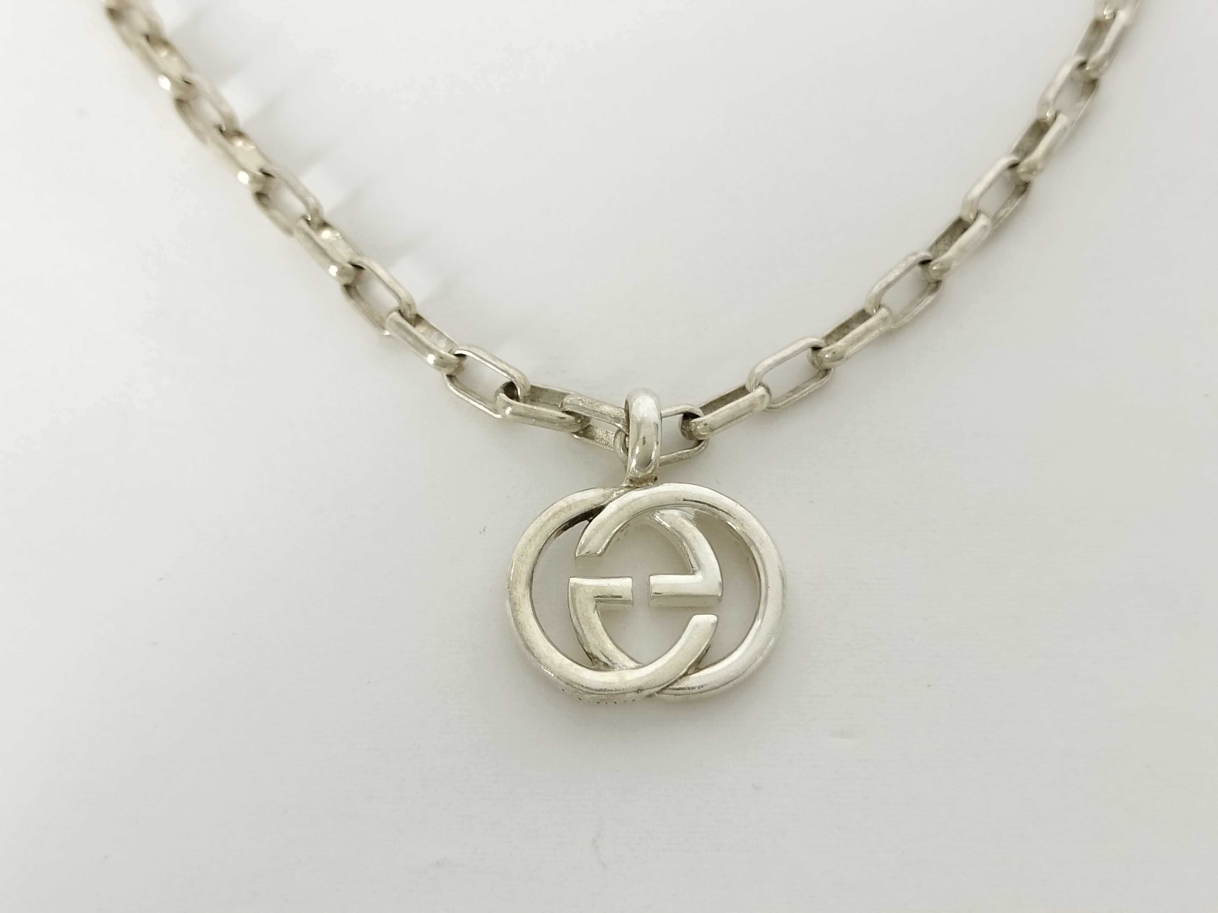 Interlocking Chain Necklace, SV925, 21.6g