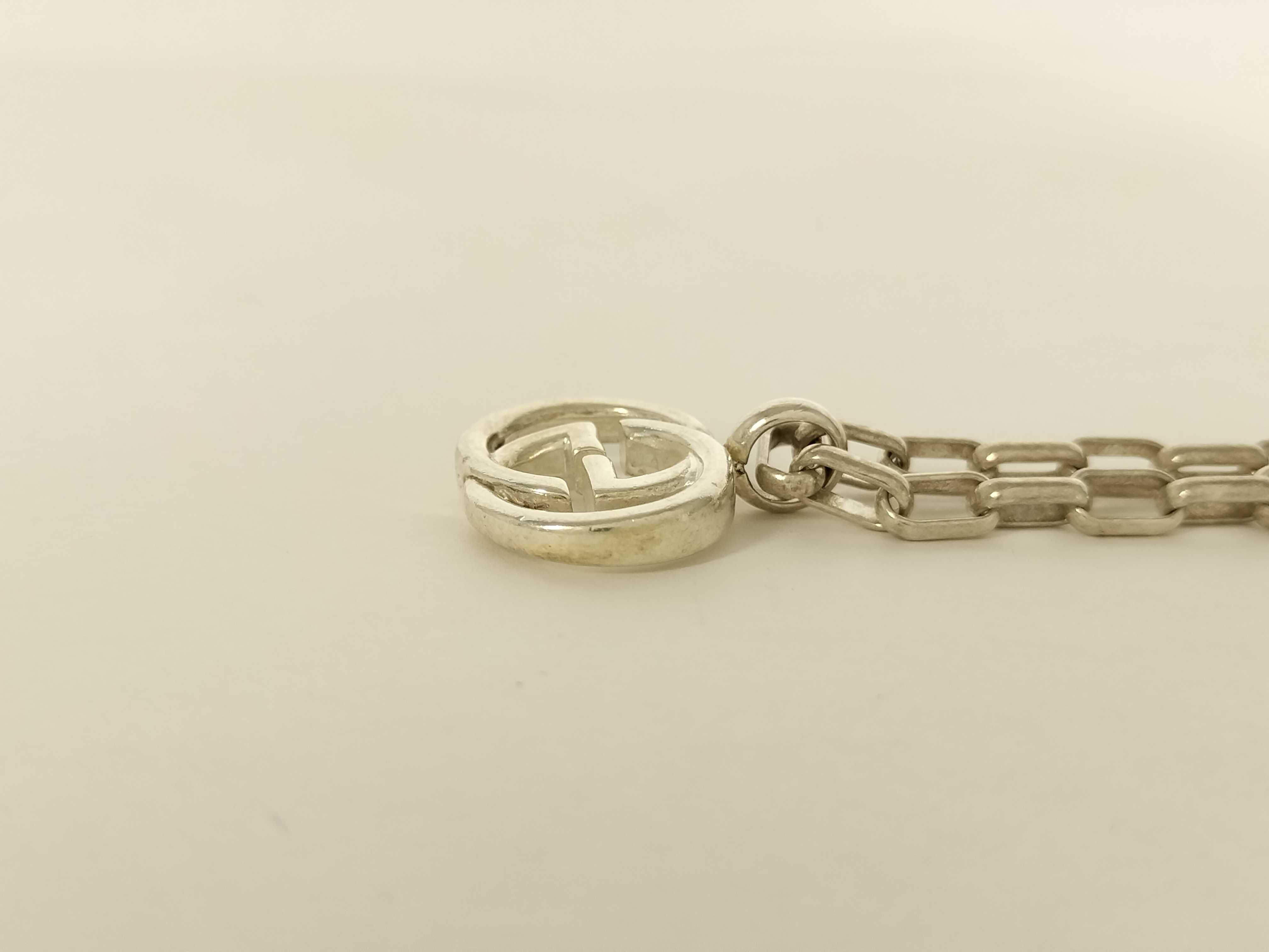 Interlocking Chain Necklace, SV925, 21.6g — view 3