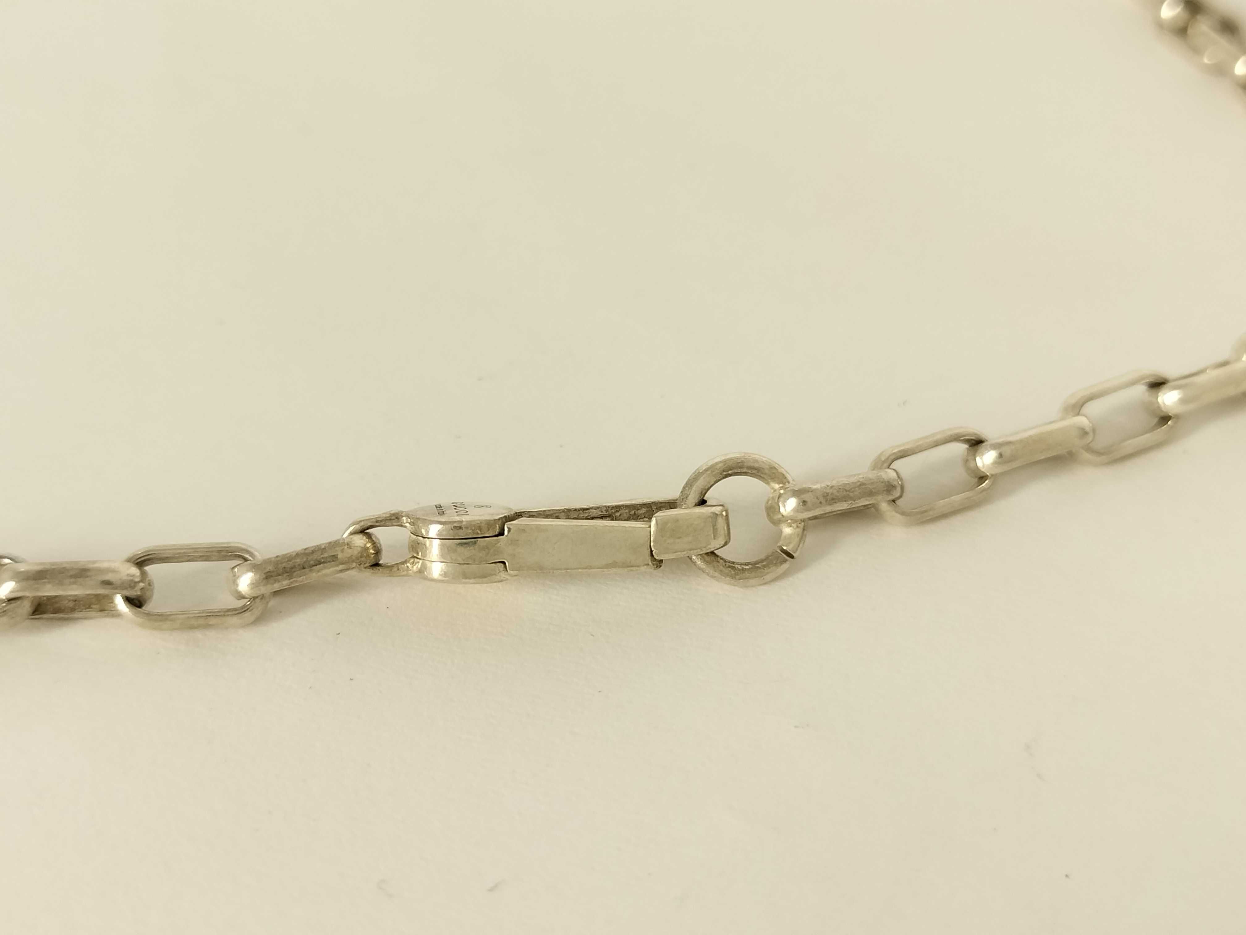 Interlocking Chain Necklace, SV925, 21.6g — view 5