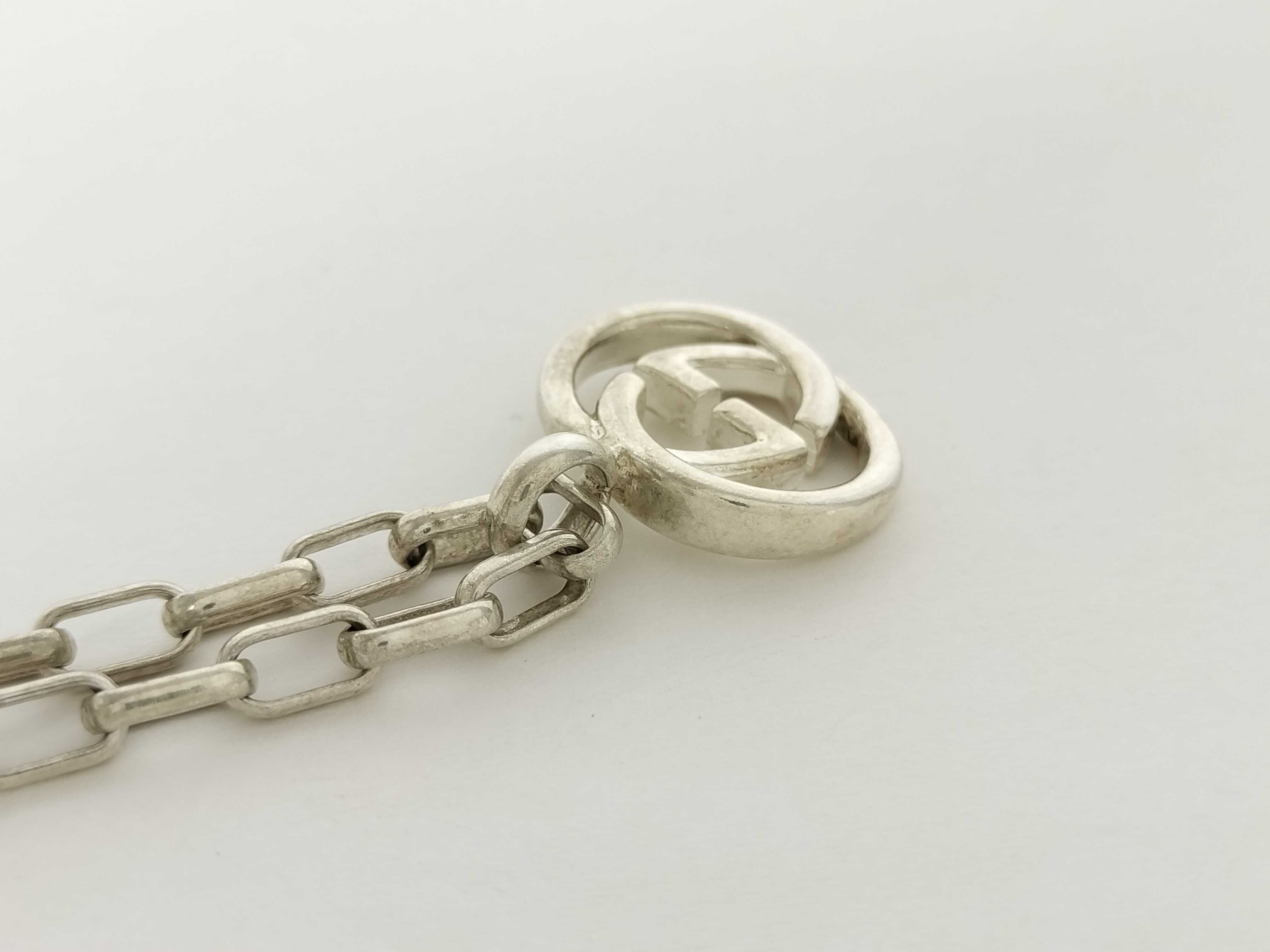 Interlocking Chain Necklace, SV925, 21.6g — view 9
