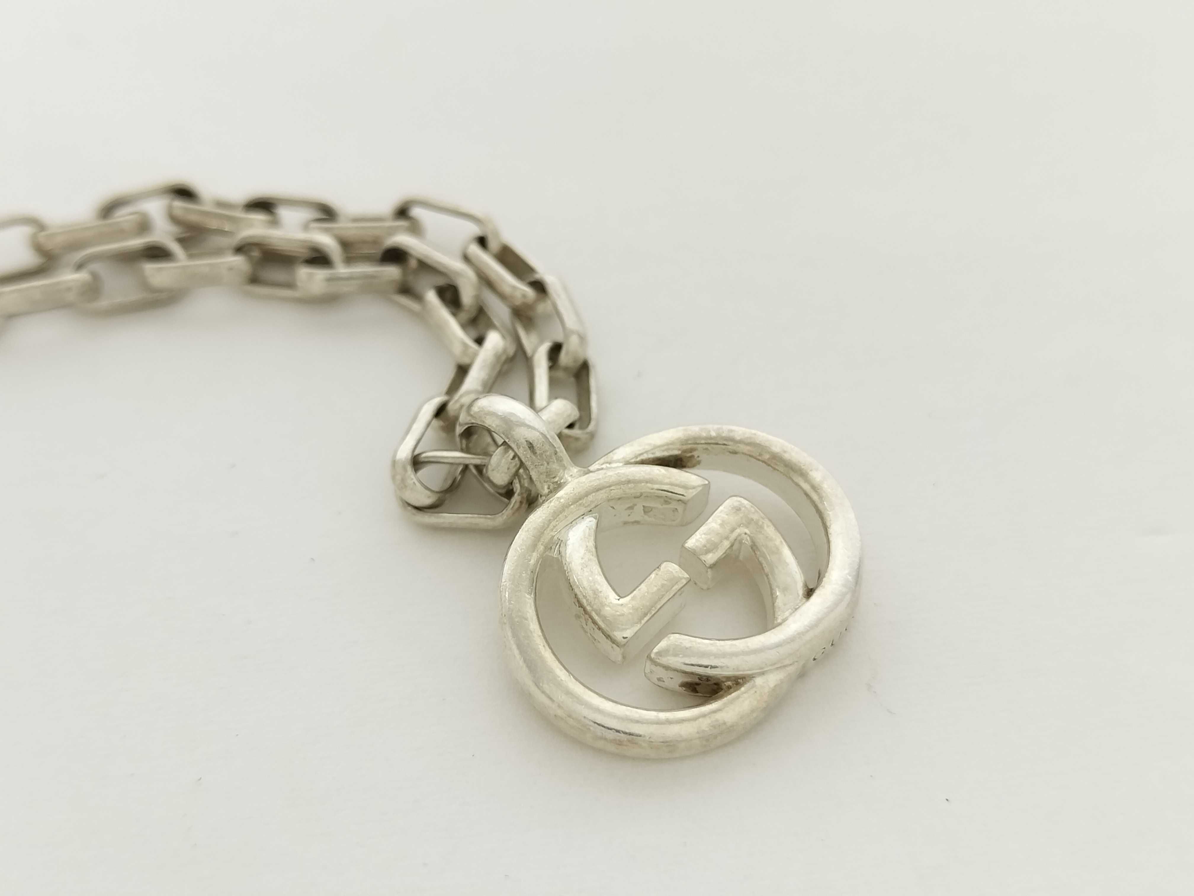 Interlocking Chain Necklace, SV925, 21.6g — view 10