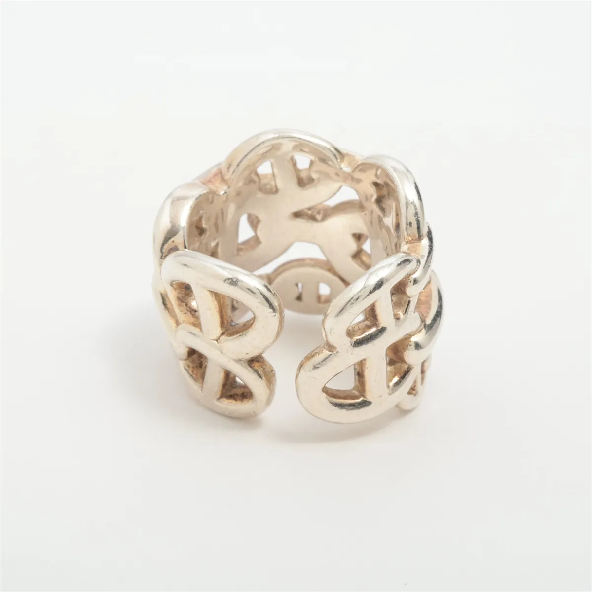 Chaine d'Ancre Enchainée GM 2024 Ring, Size 50, 925 Sterling Silver, 13.6g, dents, — view 2