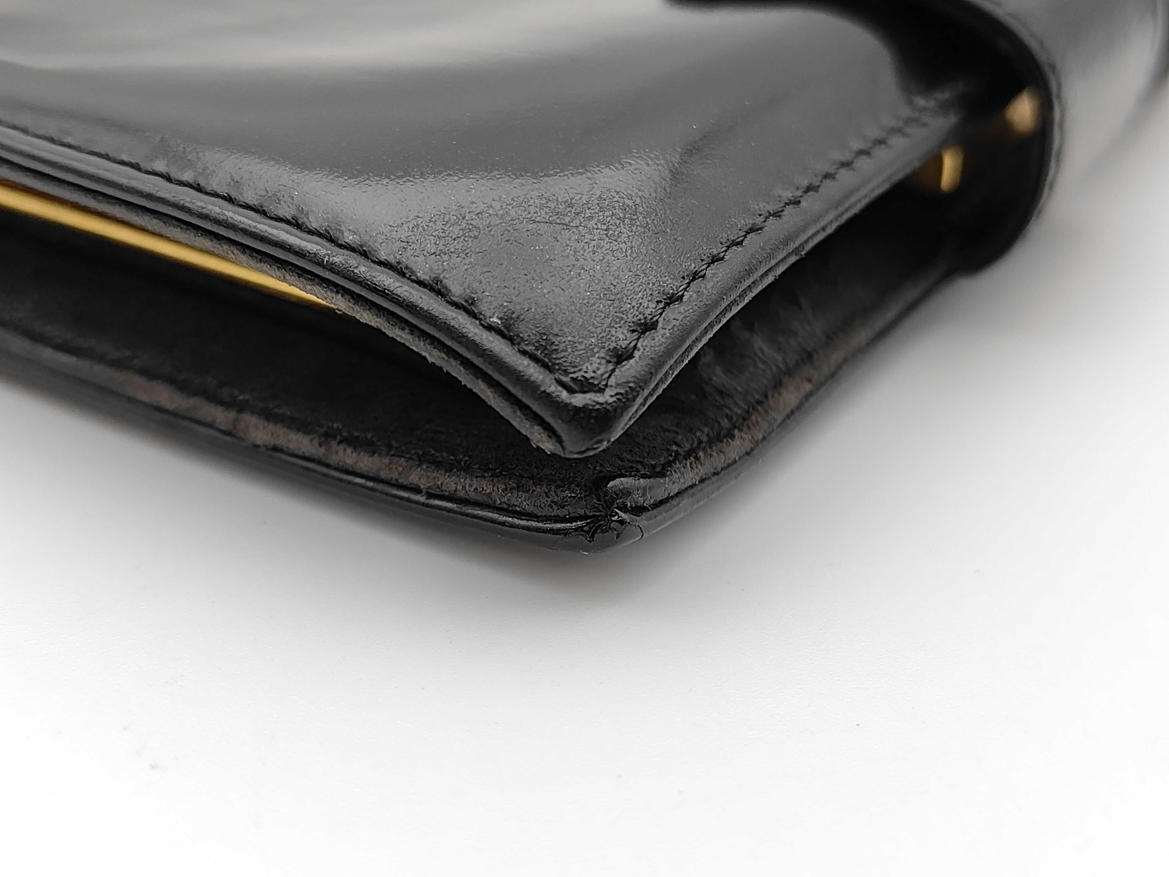 Coco Mark Leather Bi-fold Wallet (with seal, serial number 3) — view 3