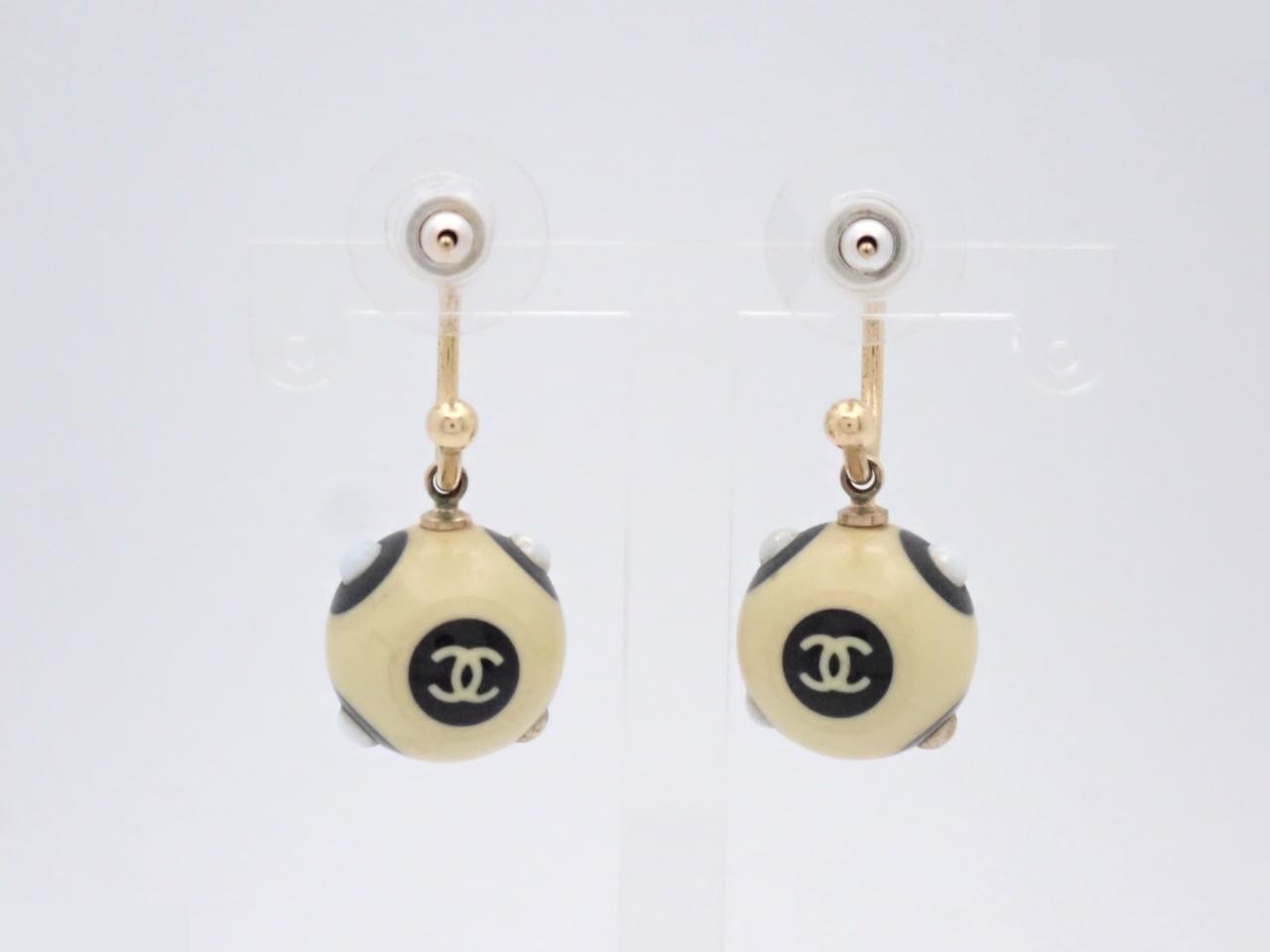 Coco Mark Swing Earrings (with box) — view 2