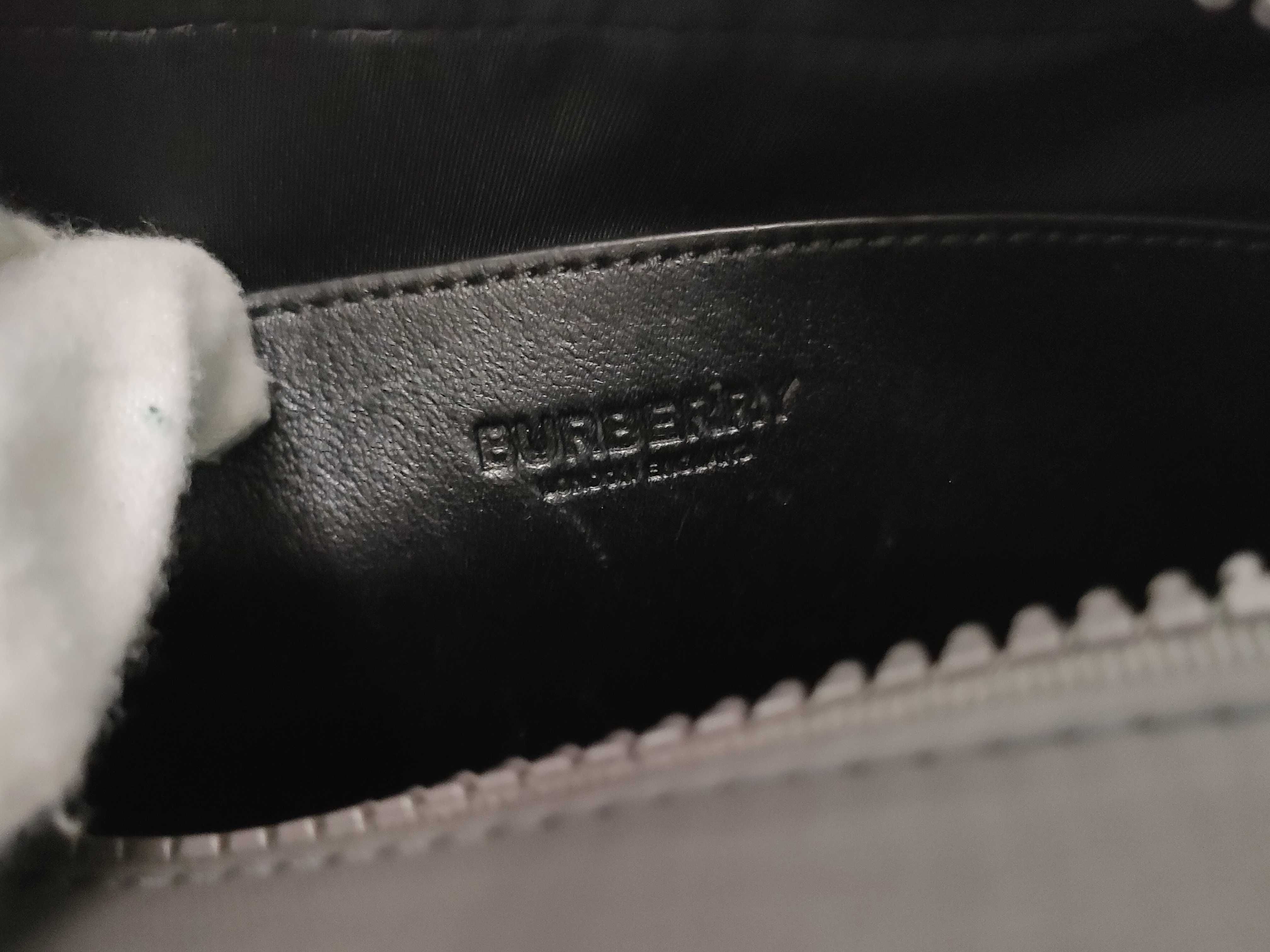Horseferry Leather Shoulder Bag, Gray — view 11