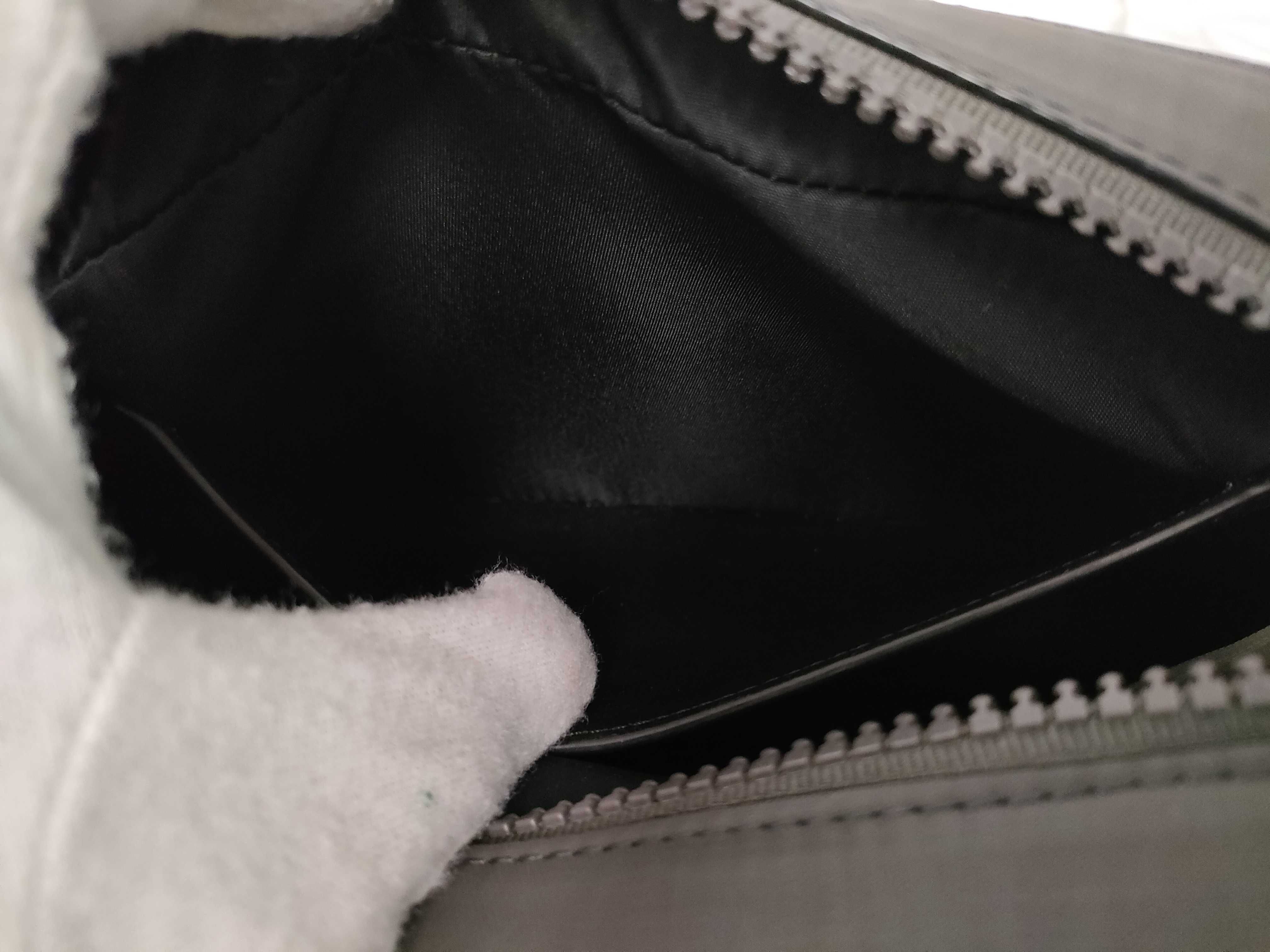 Horseferry Leather Shoulder Bag, Gray — view 12