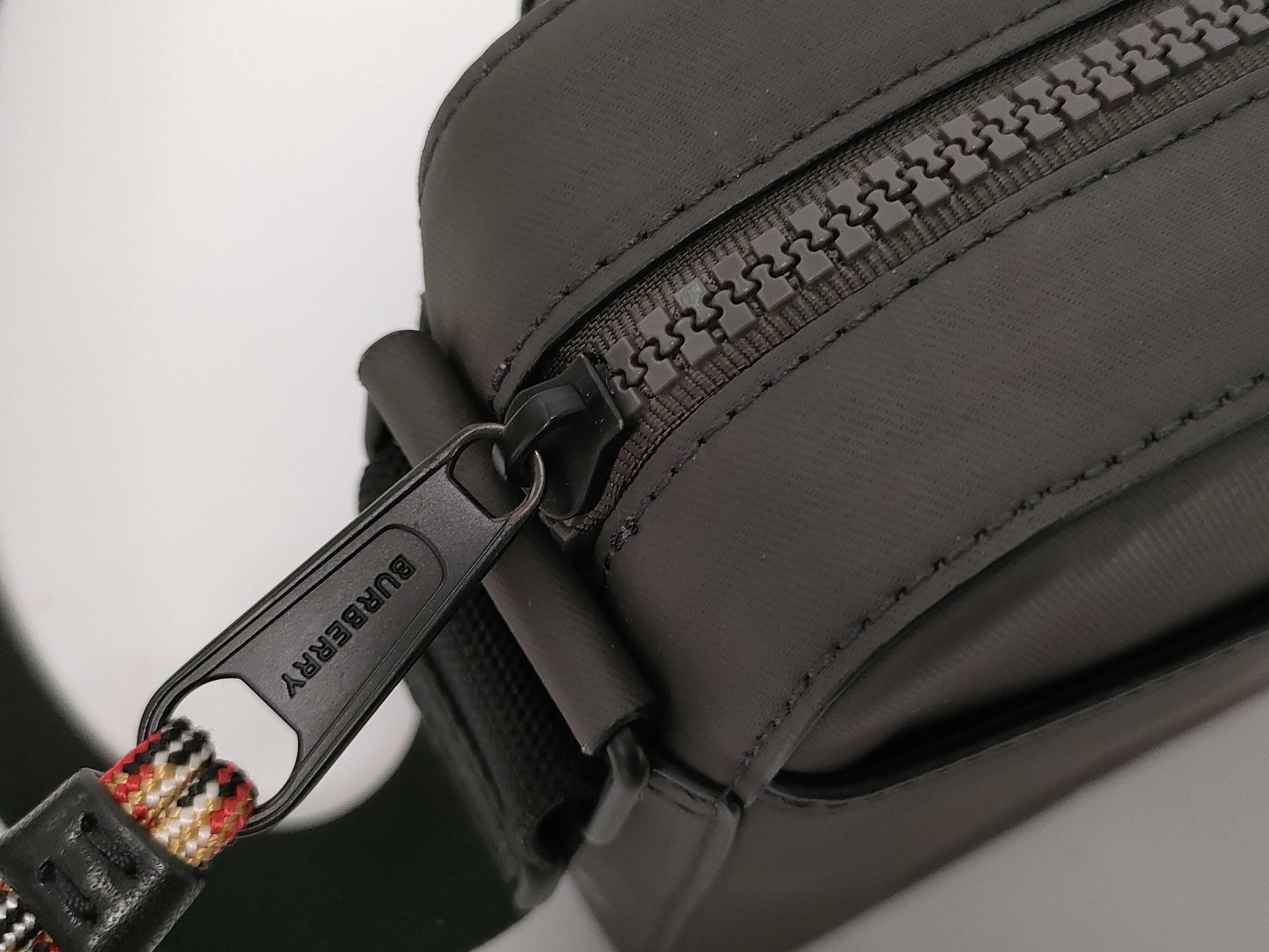 Horseferry Leather Shoulder Bag, Gray — view 7