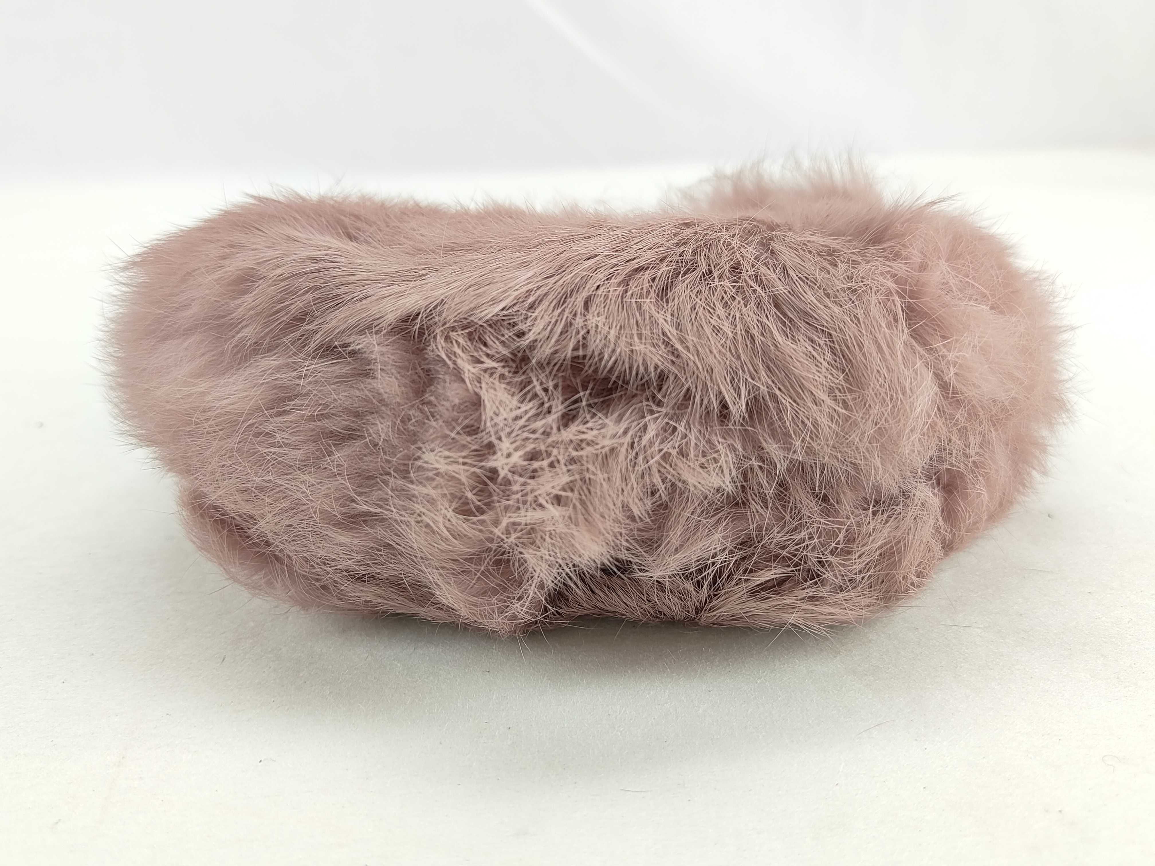 Pink Fluffy Clutch Pouch — view 9