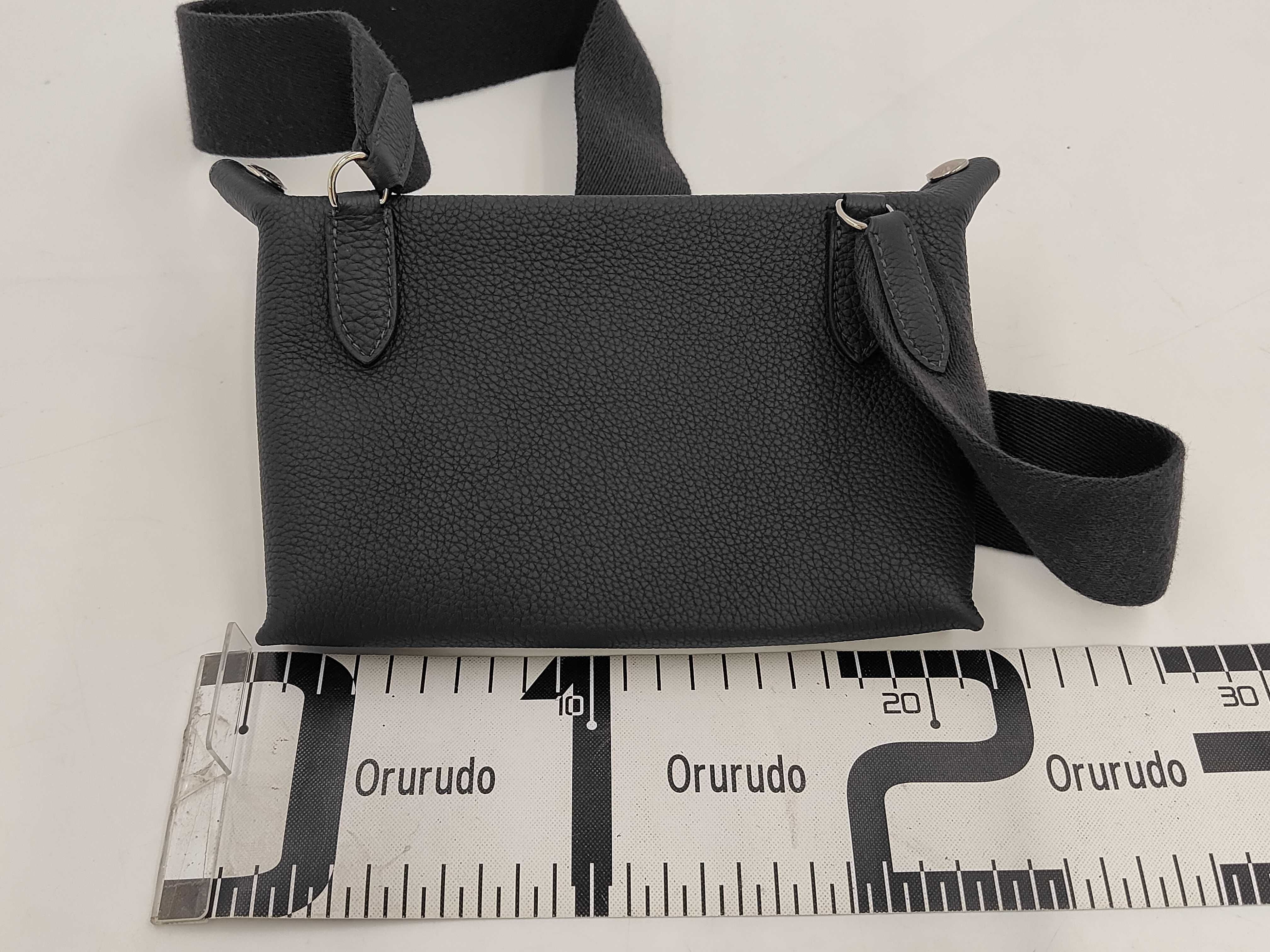 Vide Poche Black Silver Hardware Shoulder Bag — view 2