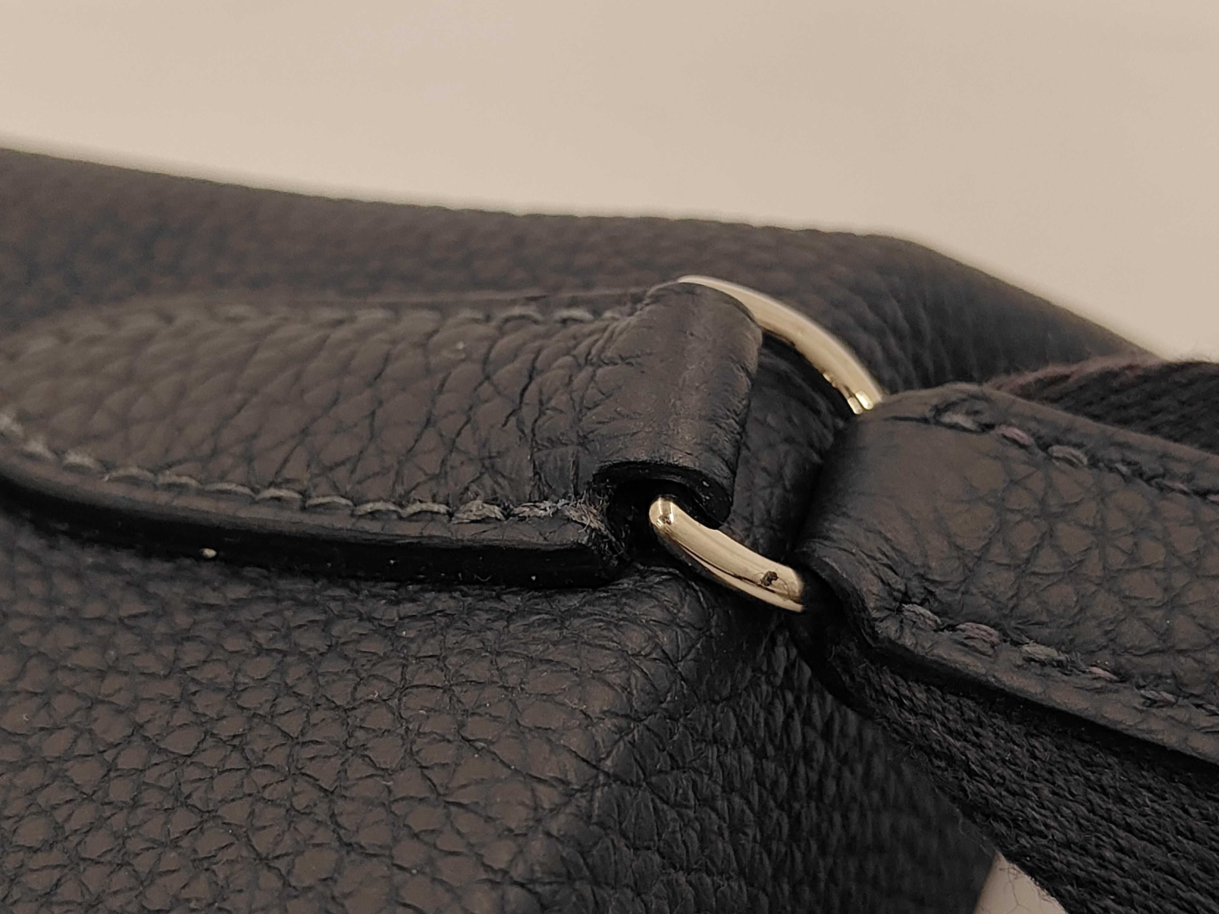 Vide Poche Black Silver Hardware Shoulder Bag — view 7
