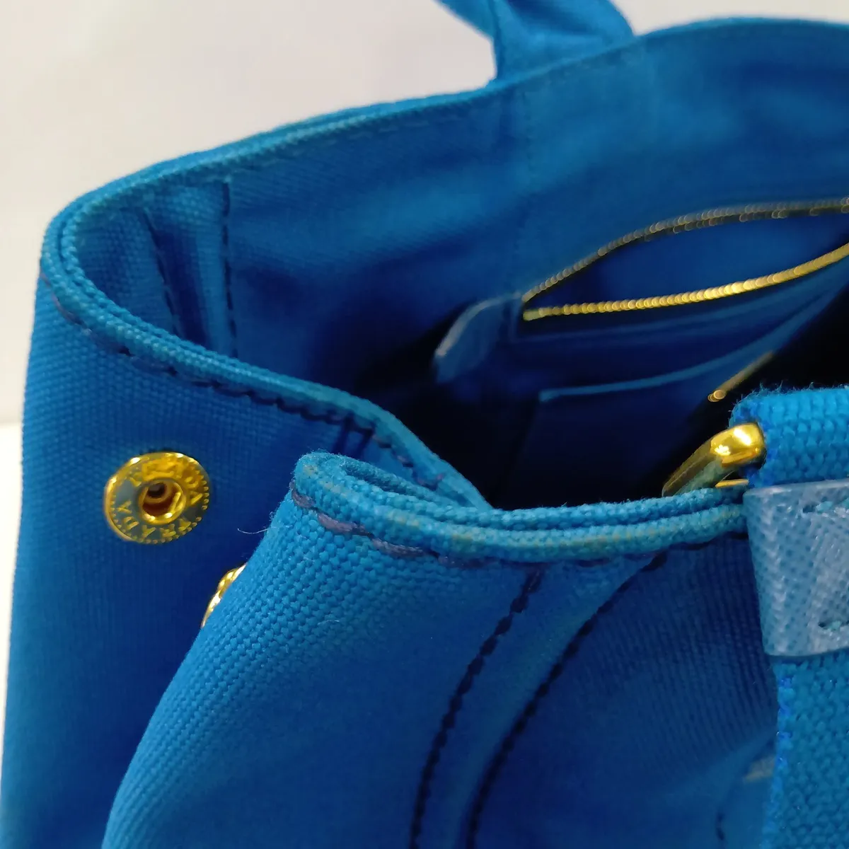 Canapa Canvas 2-Way Tote Bag Blue — view 14