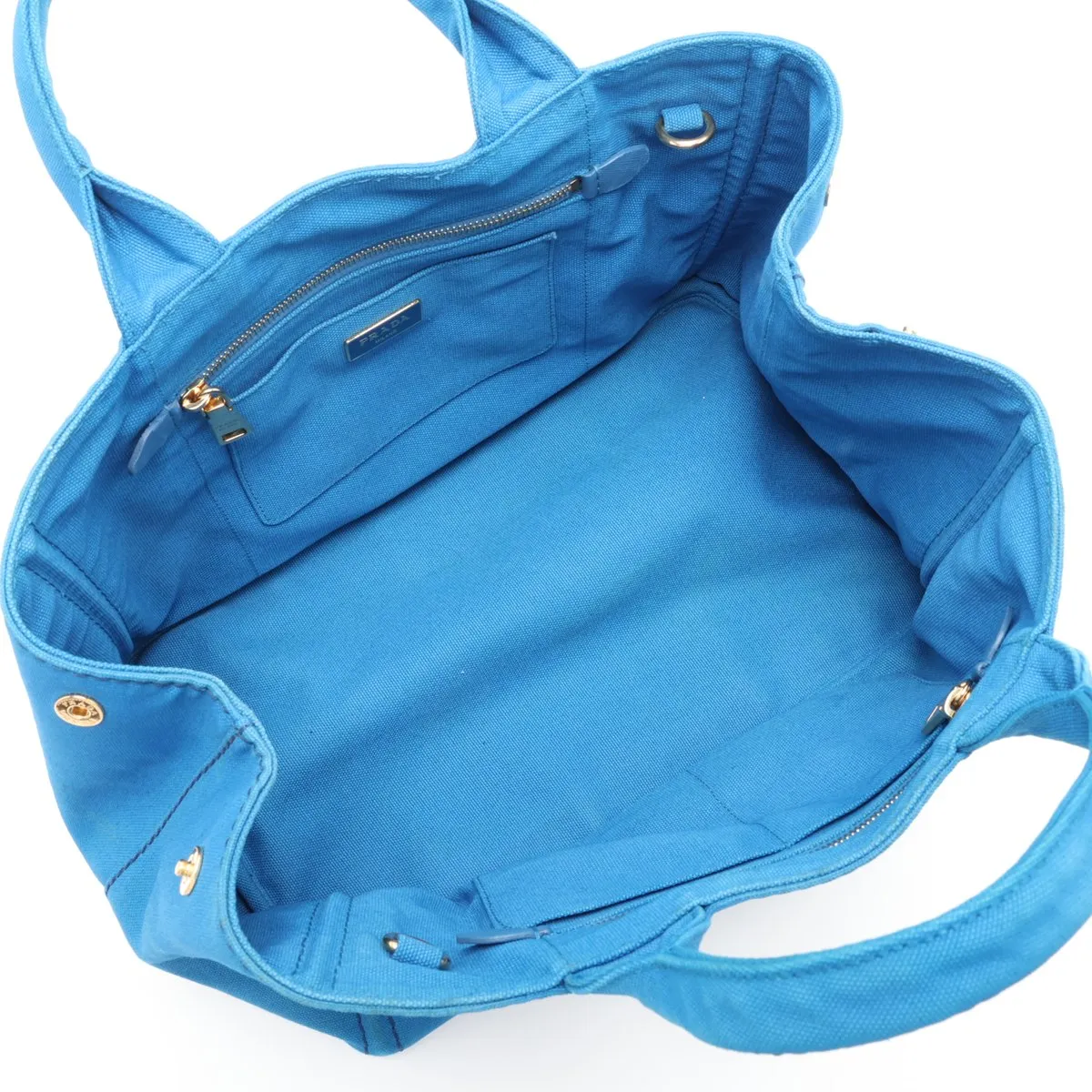 Canapa Canvas 2-Way Tote Bag Blue — view 8