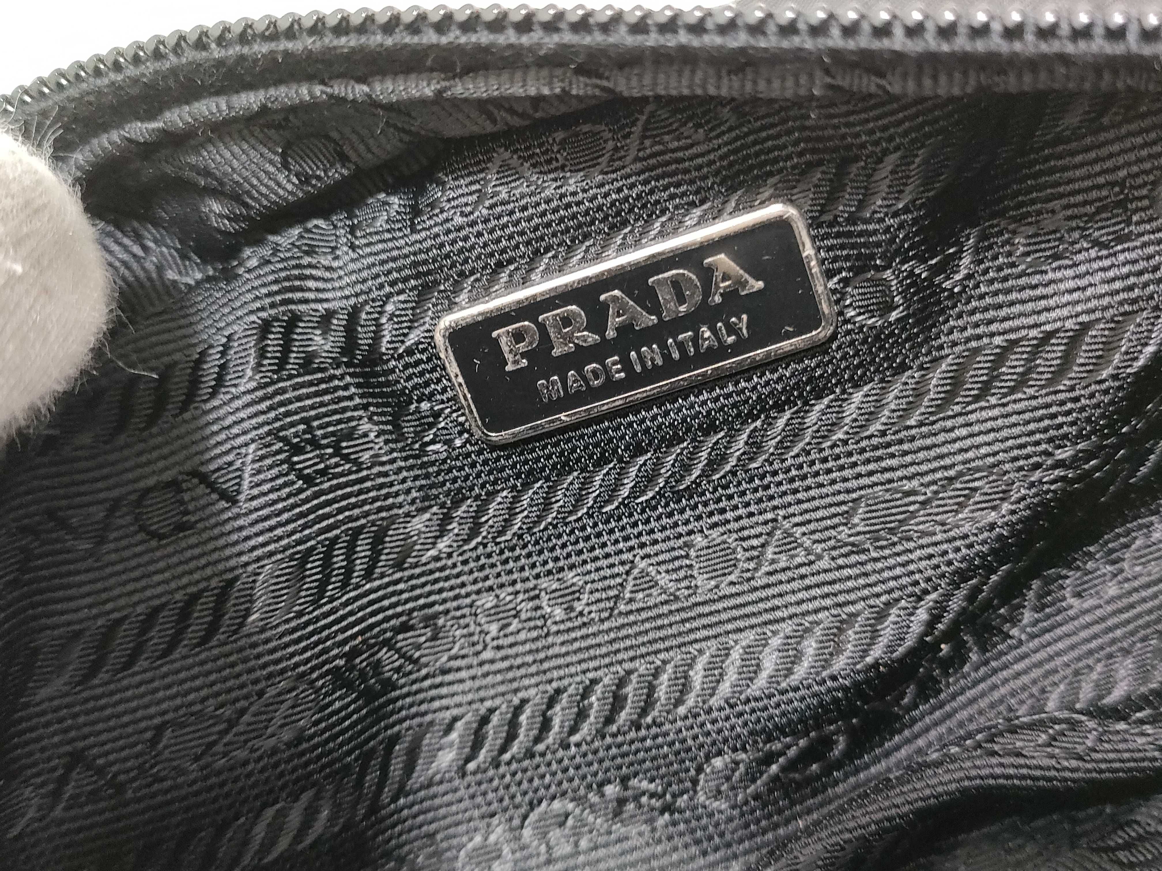 Nylon Prada Pouch Nylon Tessuto Black Pouch — view 8