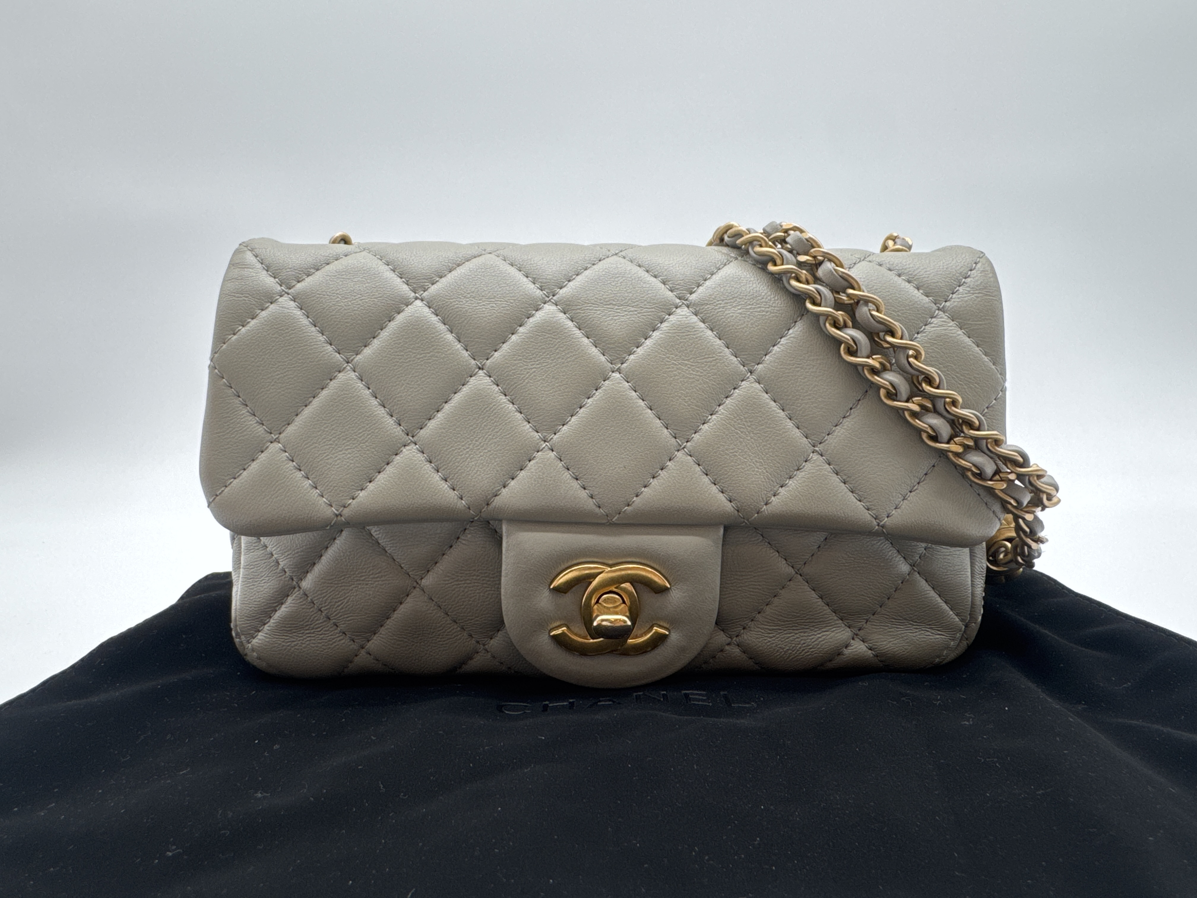 Lambskin Mini Matelassé Shoulder Bag