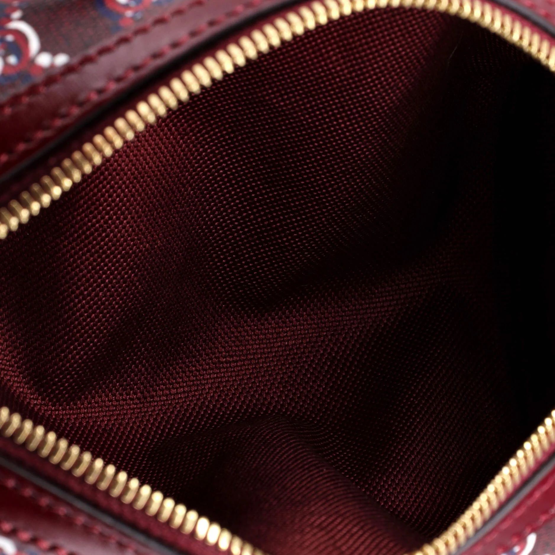 GG Shadow Monogram Ophidia Crossbody Bag Rosso Ancora Red — view 5