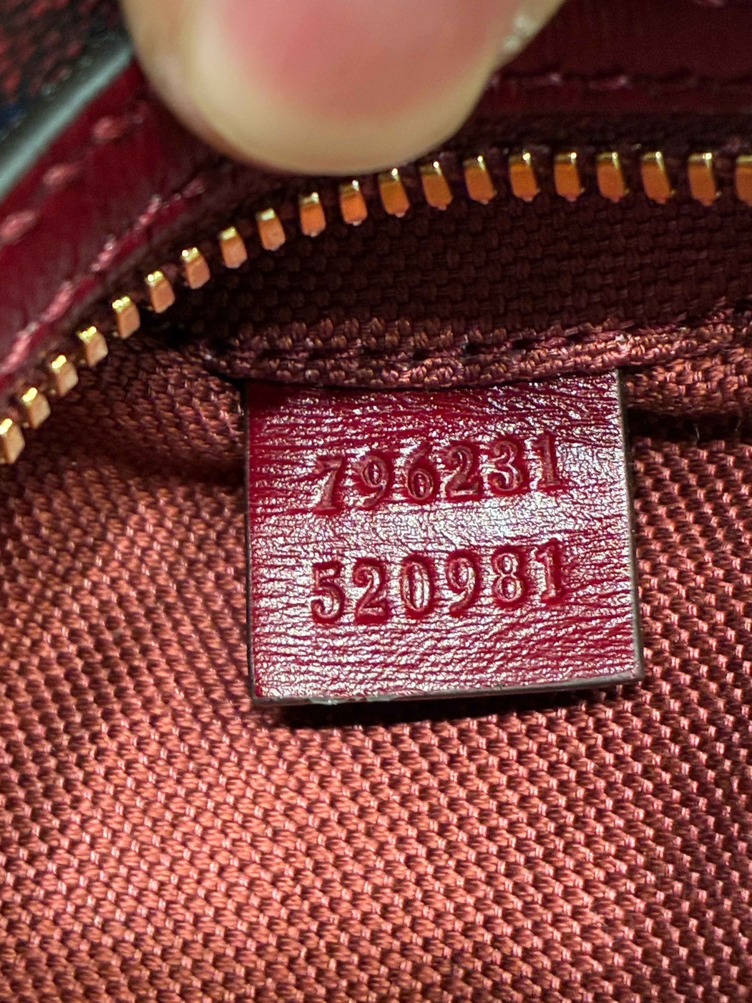 GG Shadow Monogram Ophidia Crossbody Bag Rosso Ancora Red — view 6