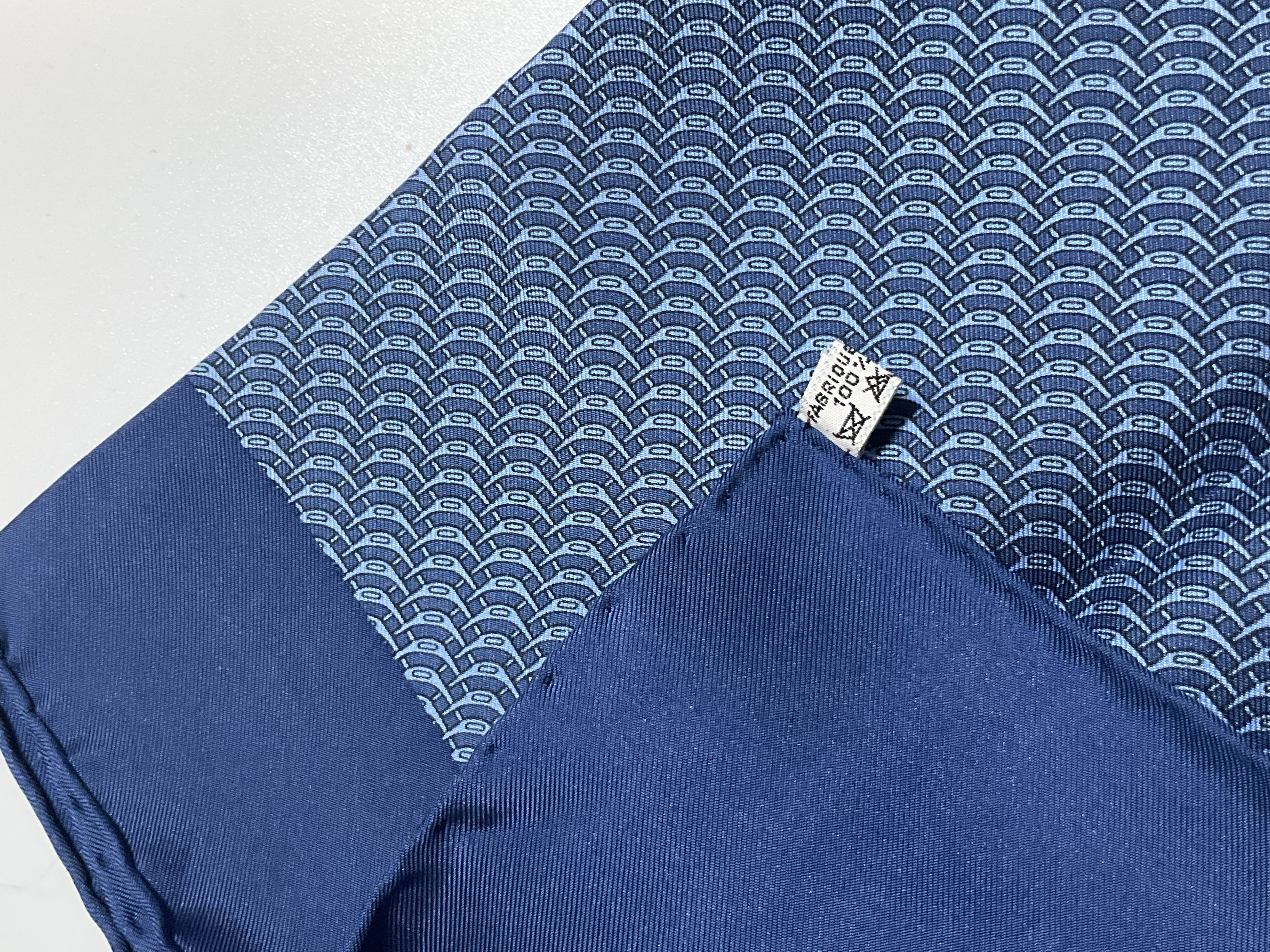 100% Silk Handkerchief, Tie Clip, and Cufflinks — view 4