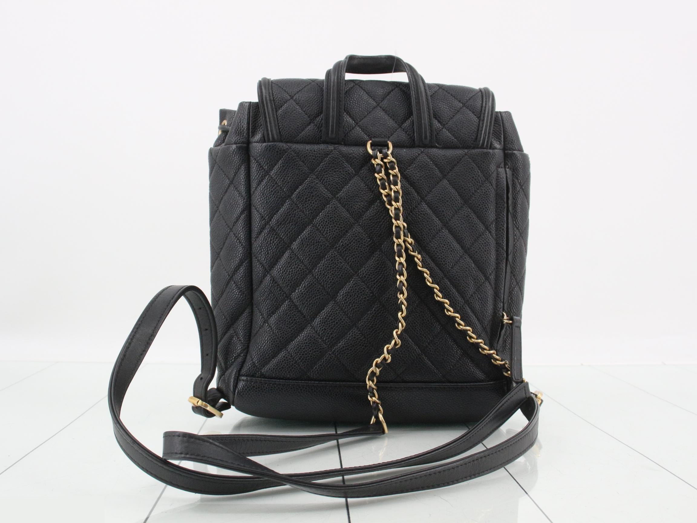 CC Filigree Caviar Skin Backpack — view 2