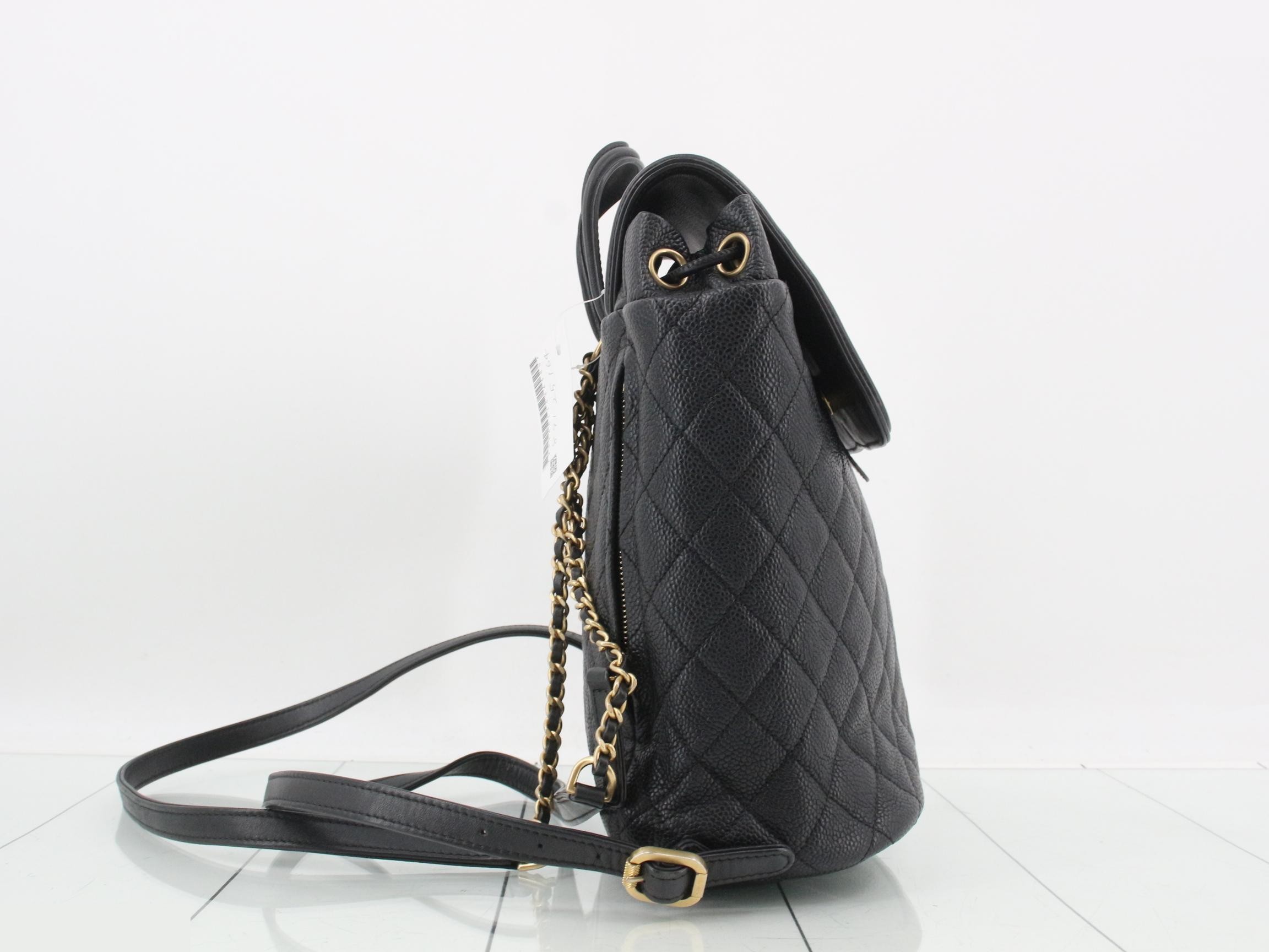 CC Filigree Caviar Skin Backpack — view 4