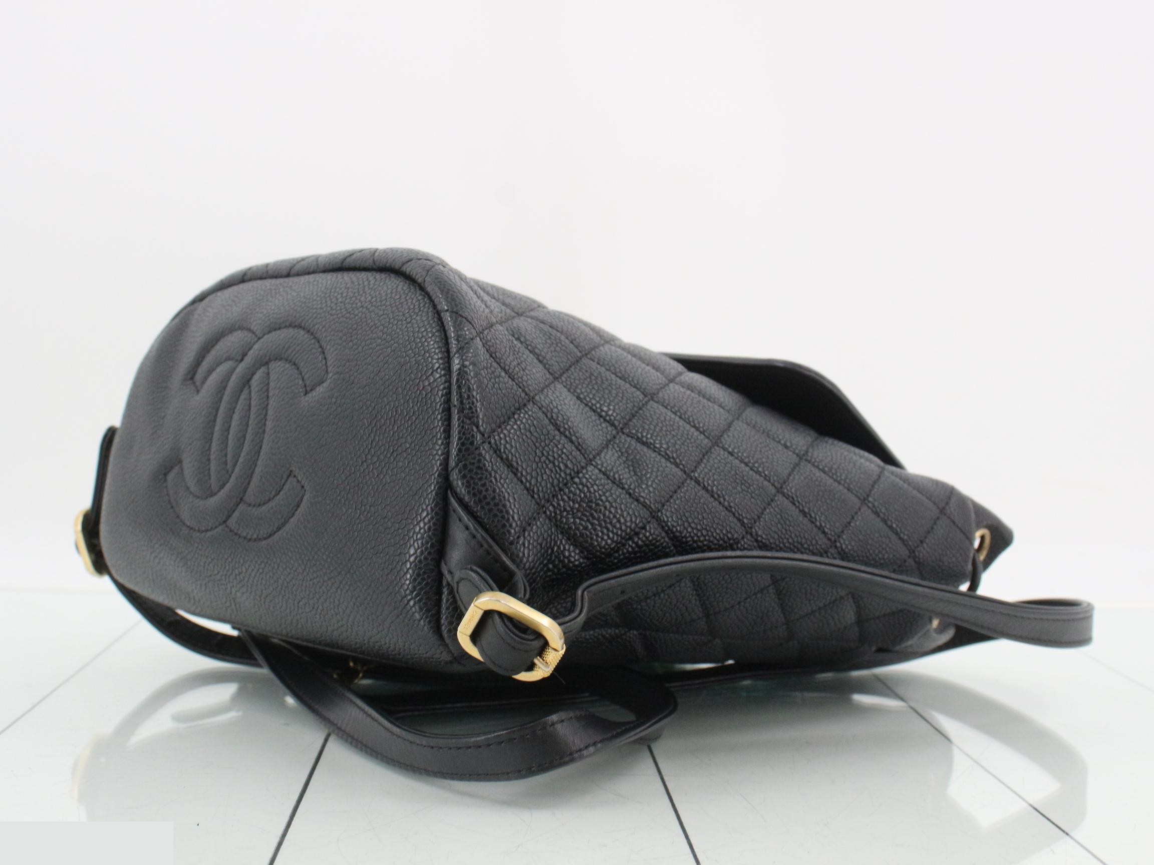 CC Filigree Caviar Skin Backpack — view 6