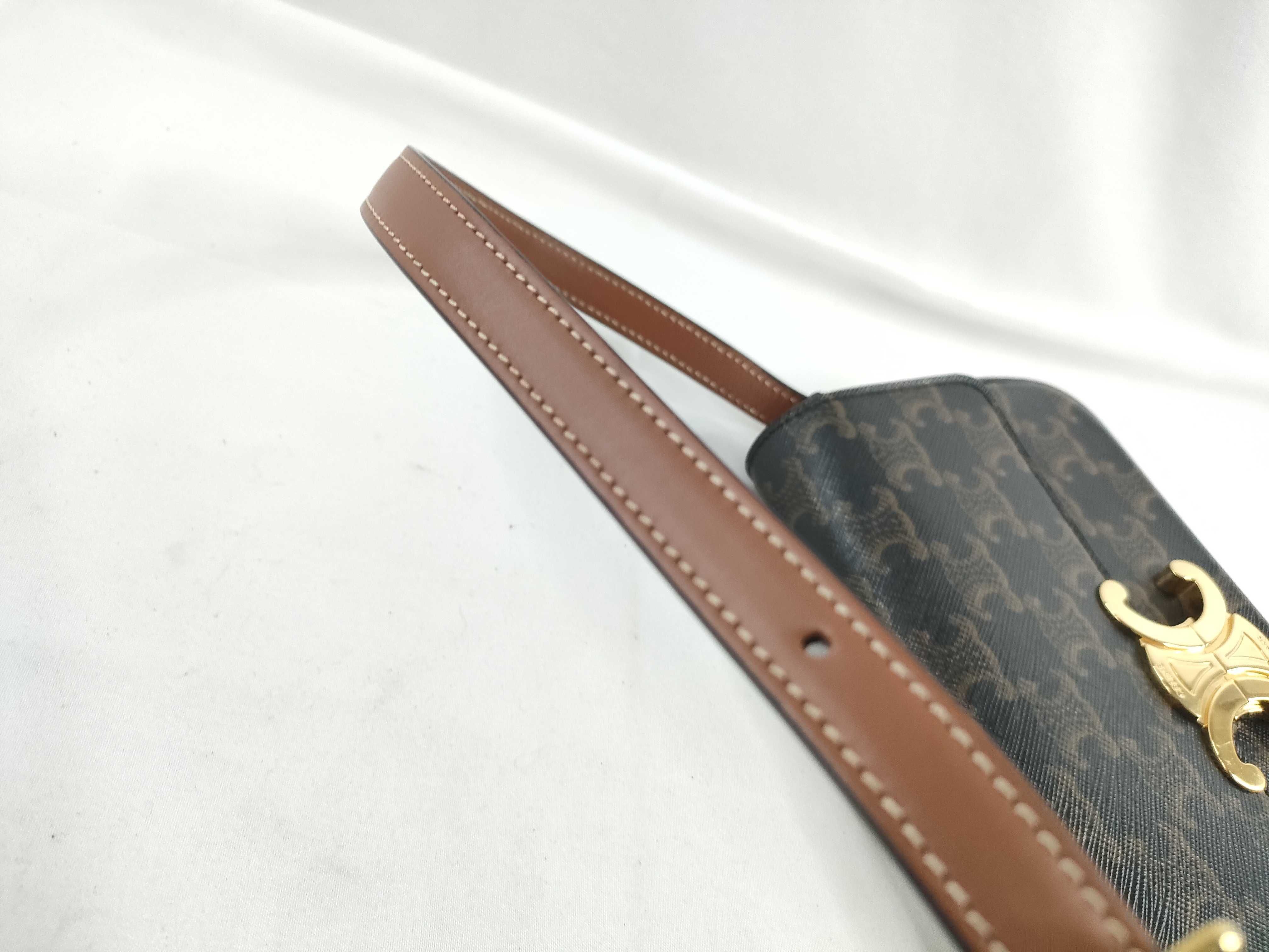 Triomphe Claude Shoulder Bag — view 7