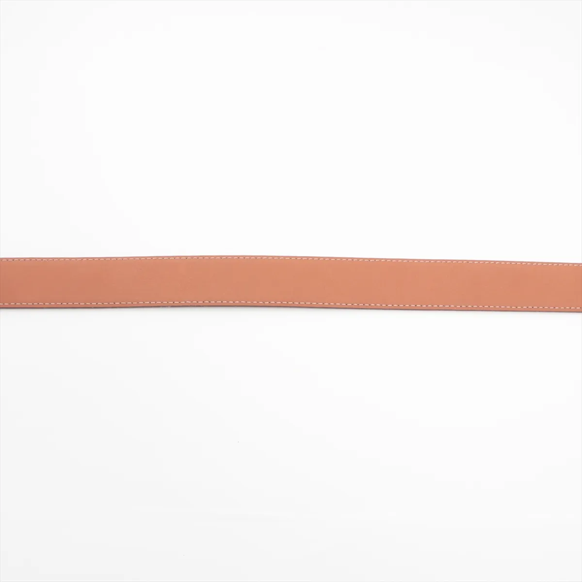 Macadam belt, PVC x leather, brown. — view 4
