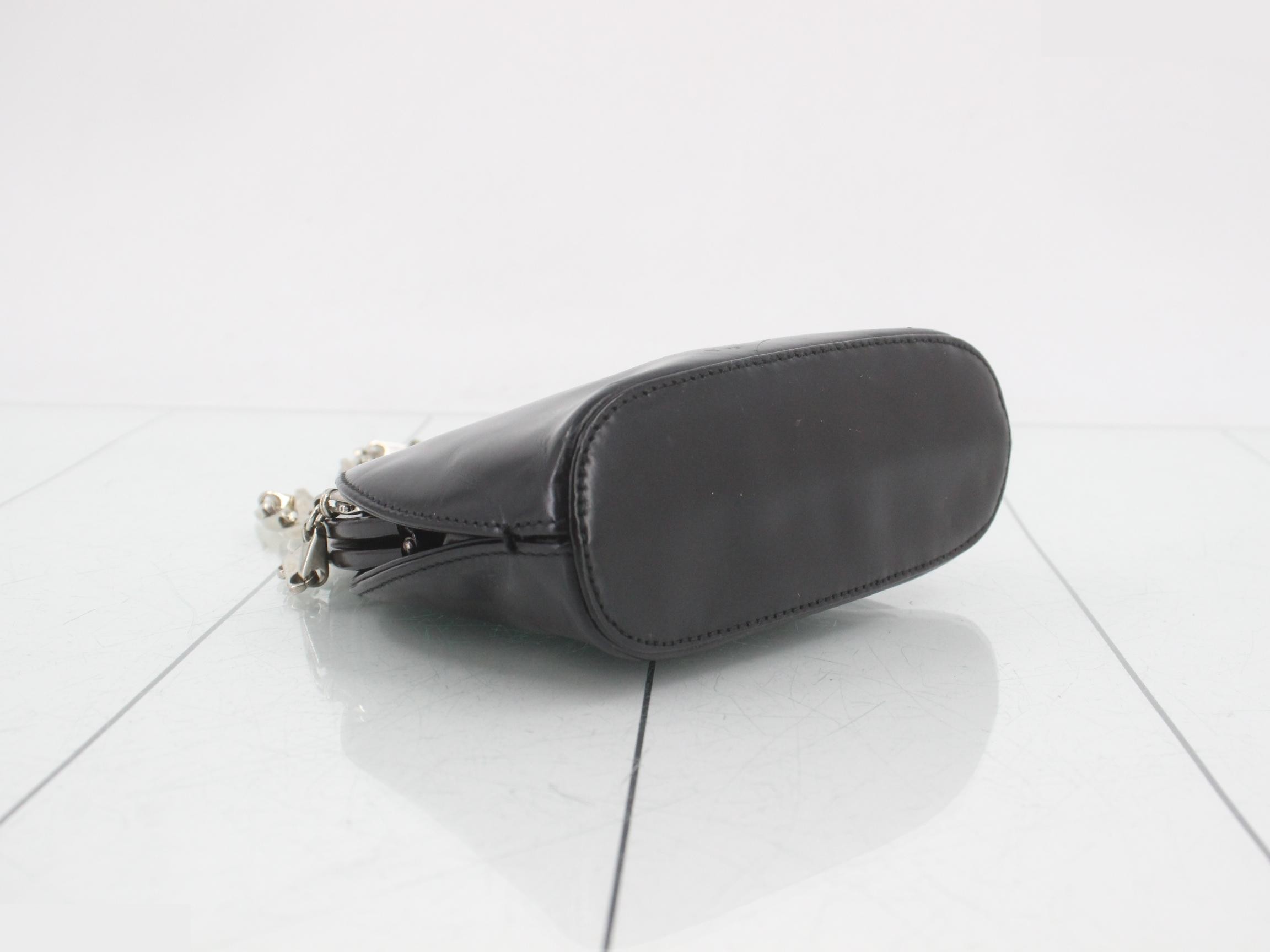 Chain Shoulder Bag with Clasp — view 5