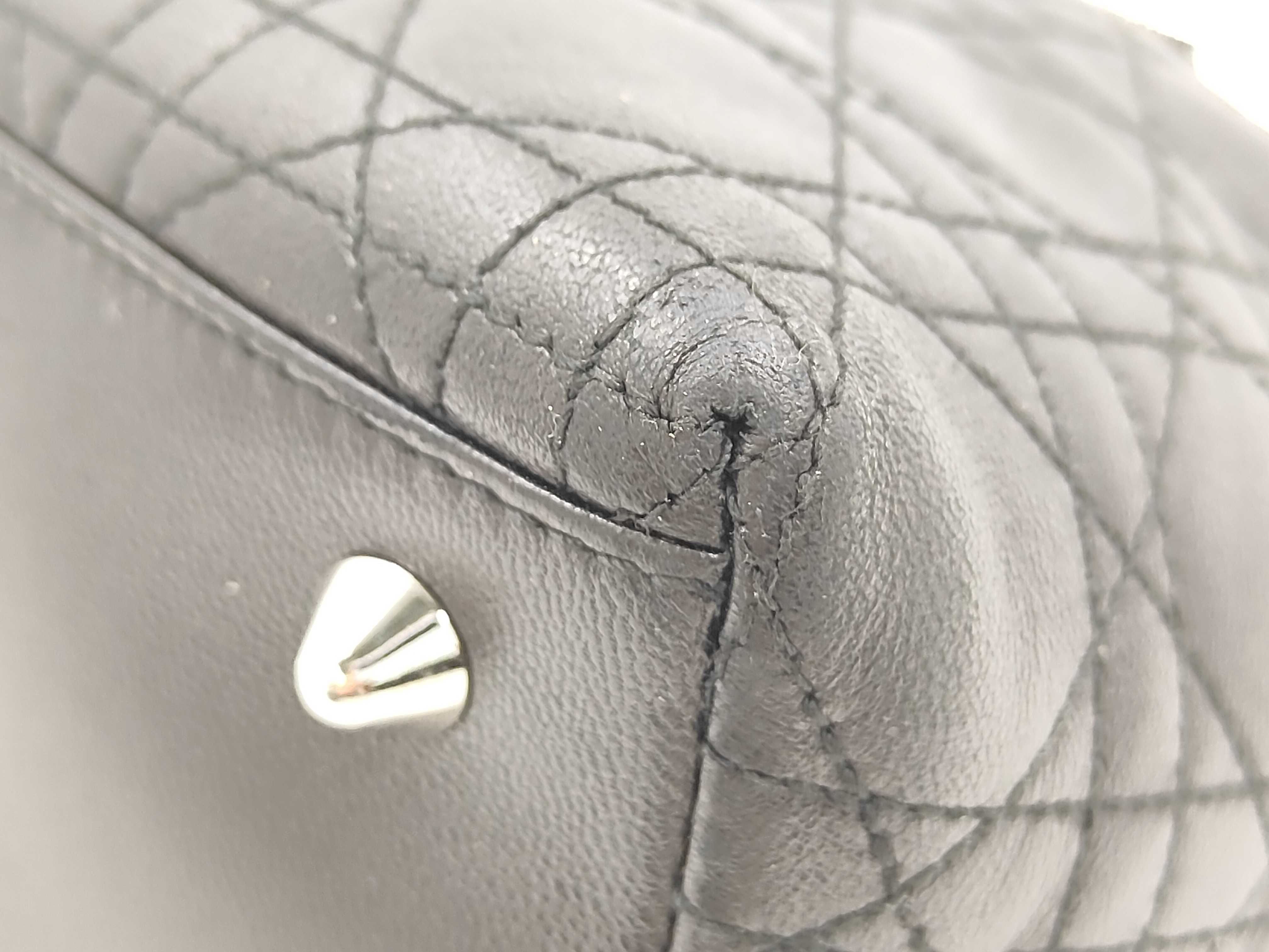 Lambskin Cannage Black Handbag — view 6