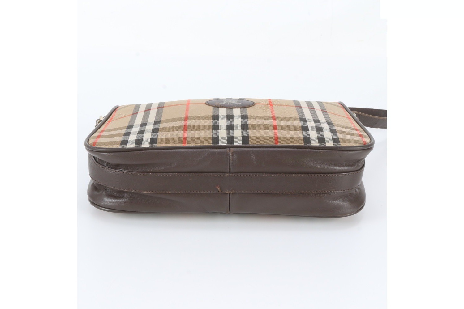 Nova Check Shadow Horse Leather Shoulder Bag — view 6
