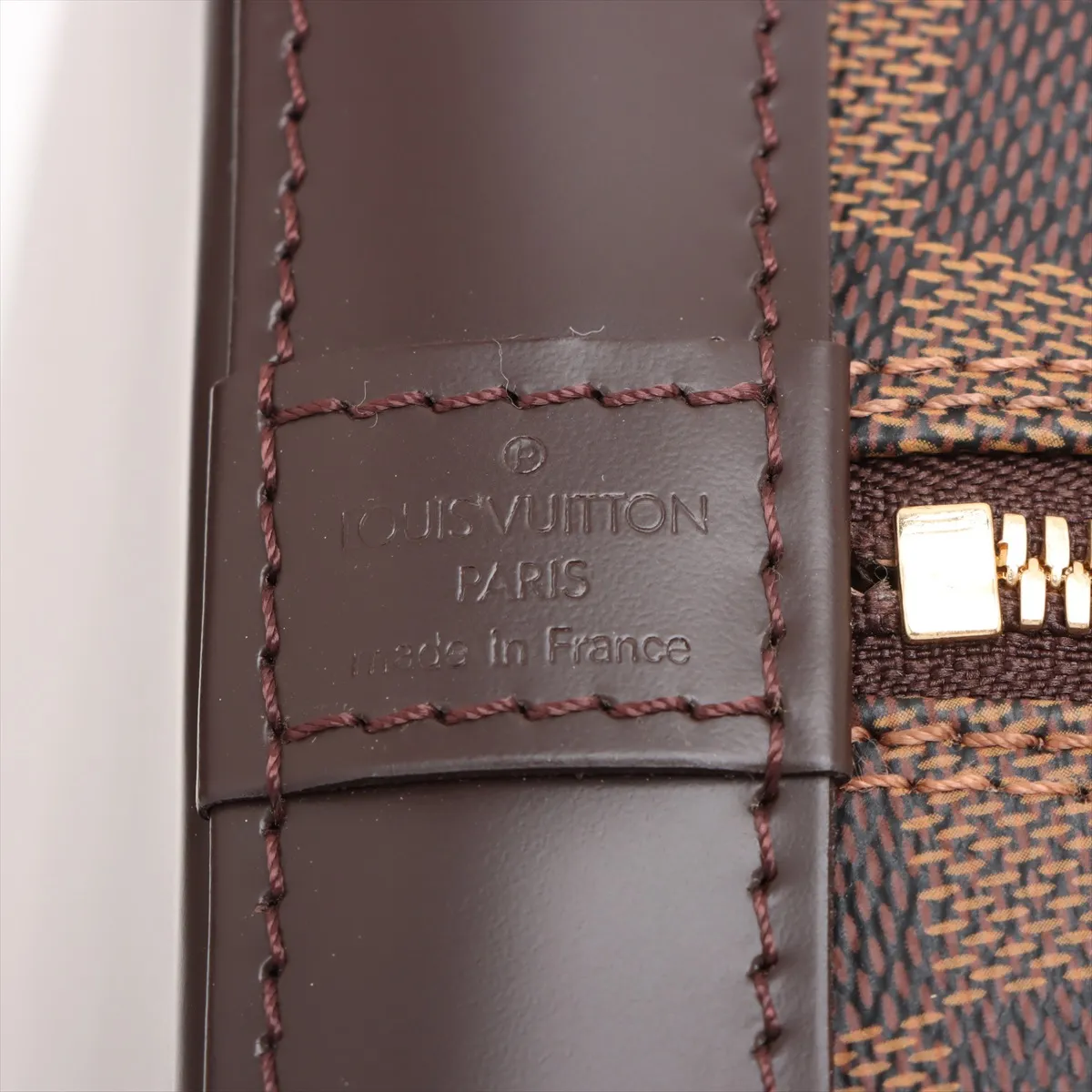 Damier Alma PM N53151 FL4007 Brown — view 9