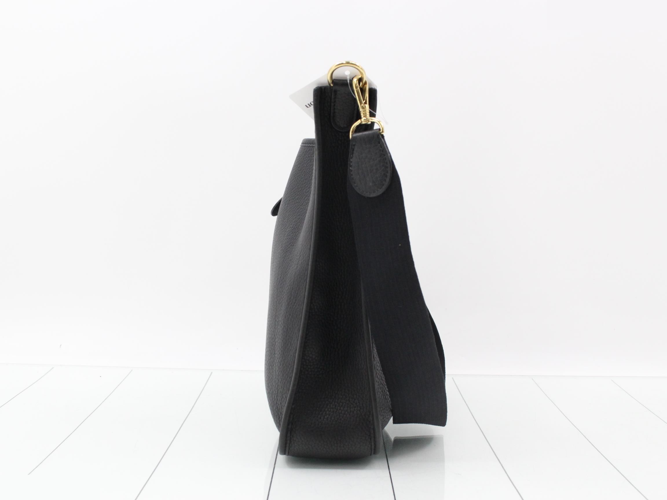 Evelyn, Black, C stamp, Gold hardware — view 4