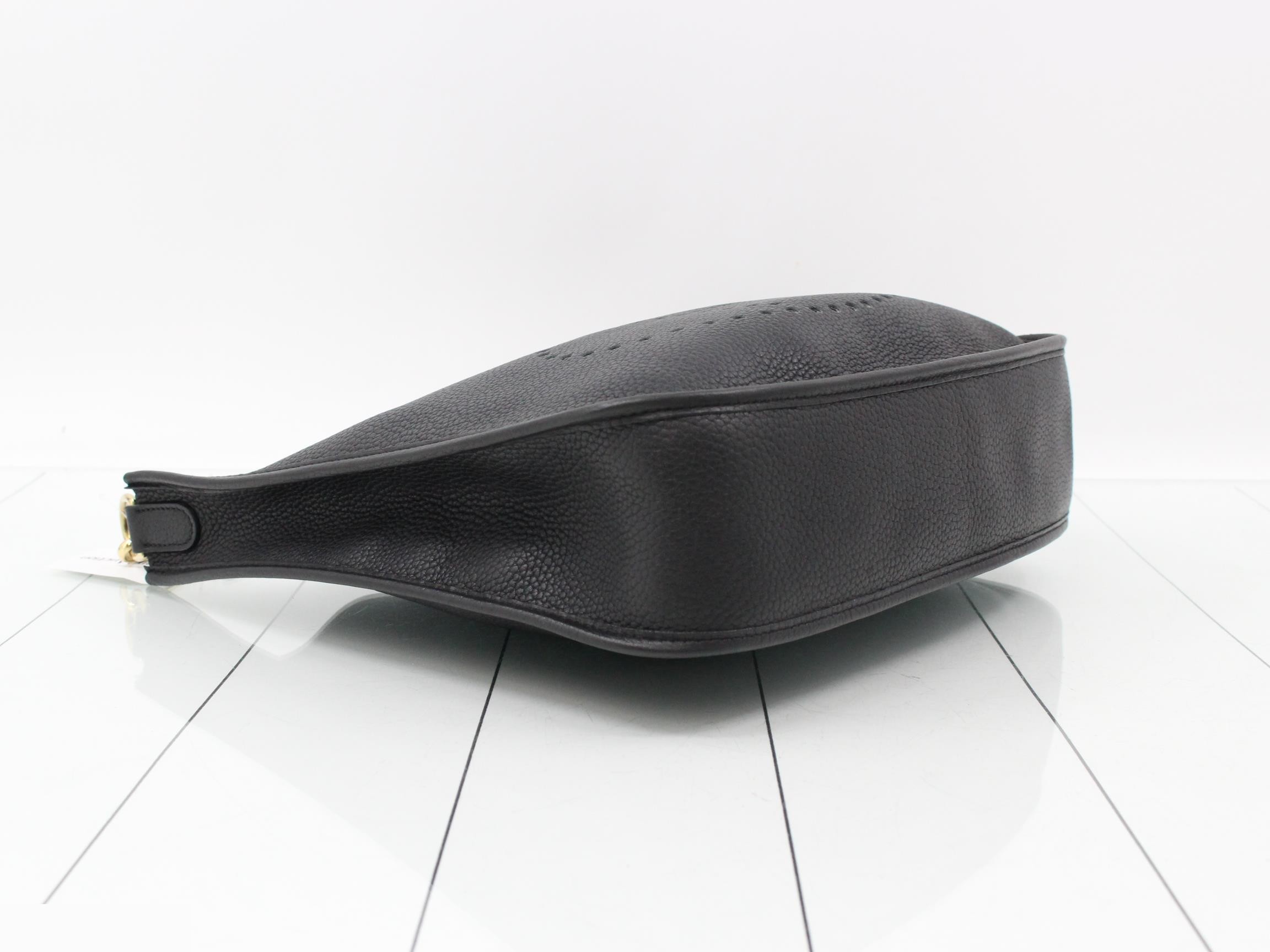 Evelyn, Black, C stamp, Gold hardware — view 5
