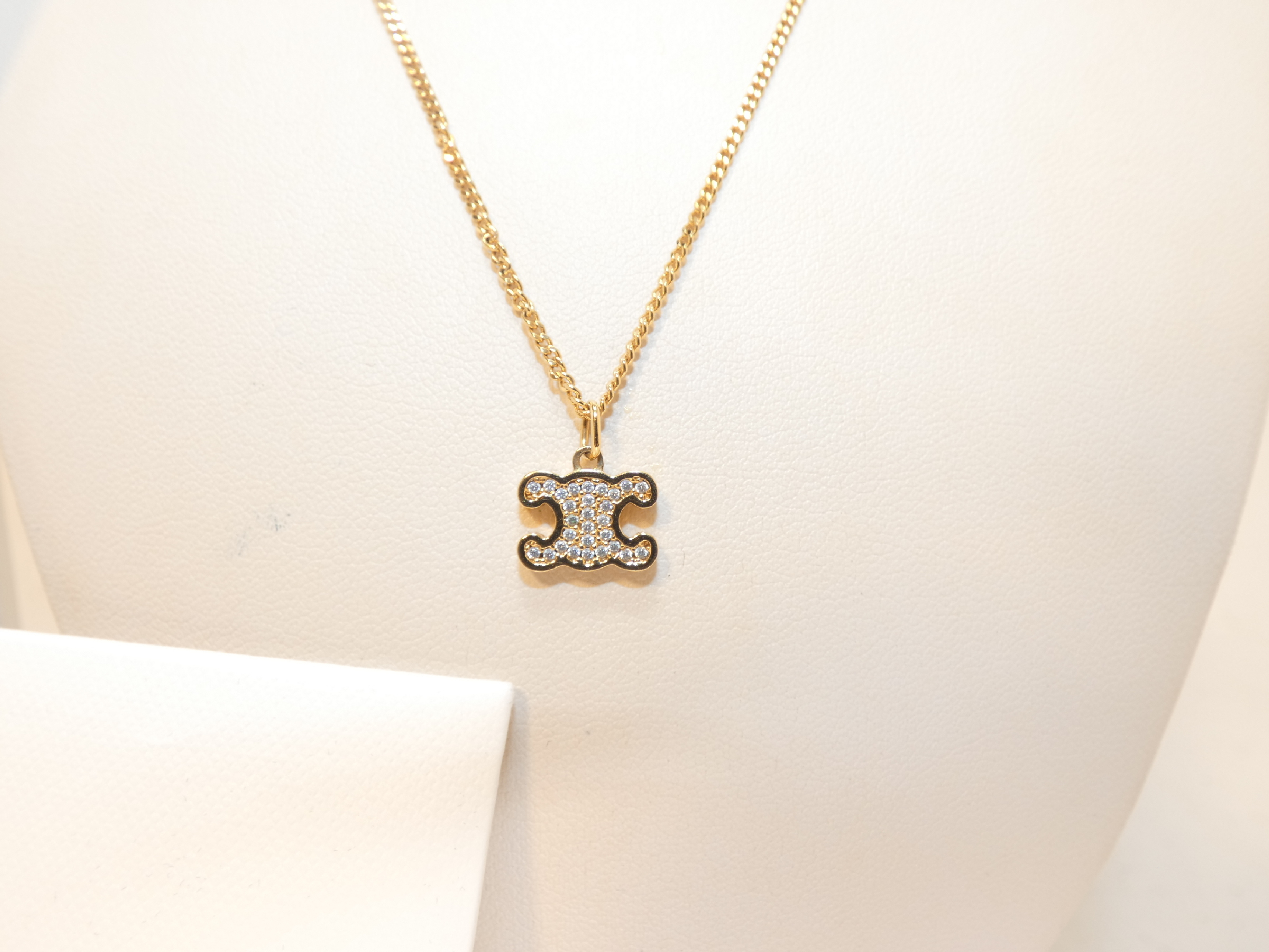 Triomphe Rhinestone Necklace — view 2