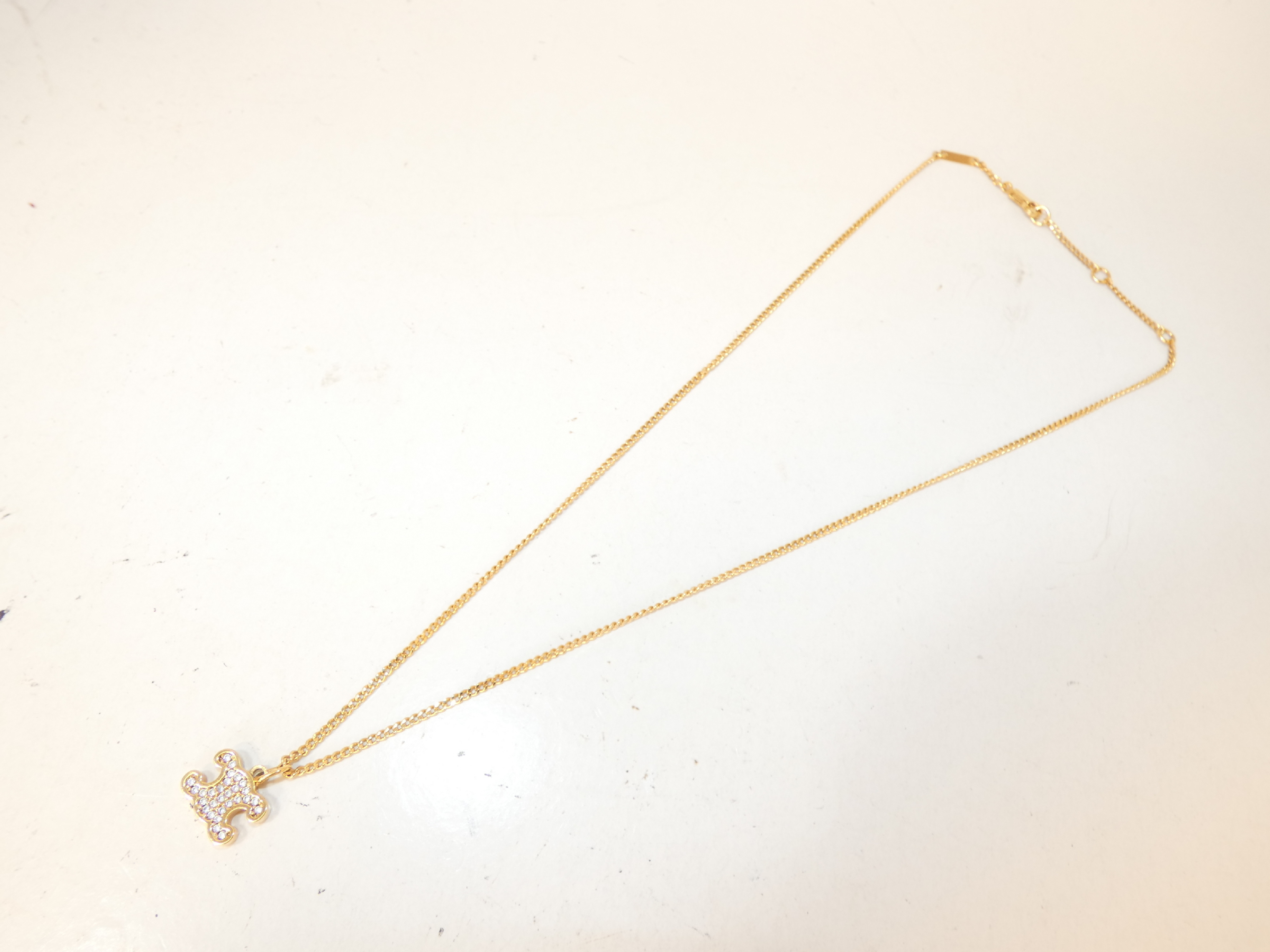 Triomphe Rhinestone Necklace — view 5
