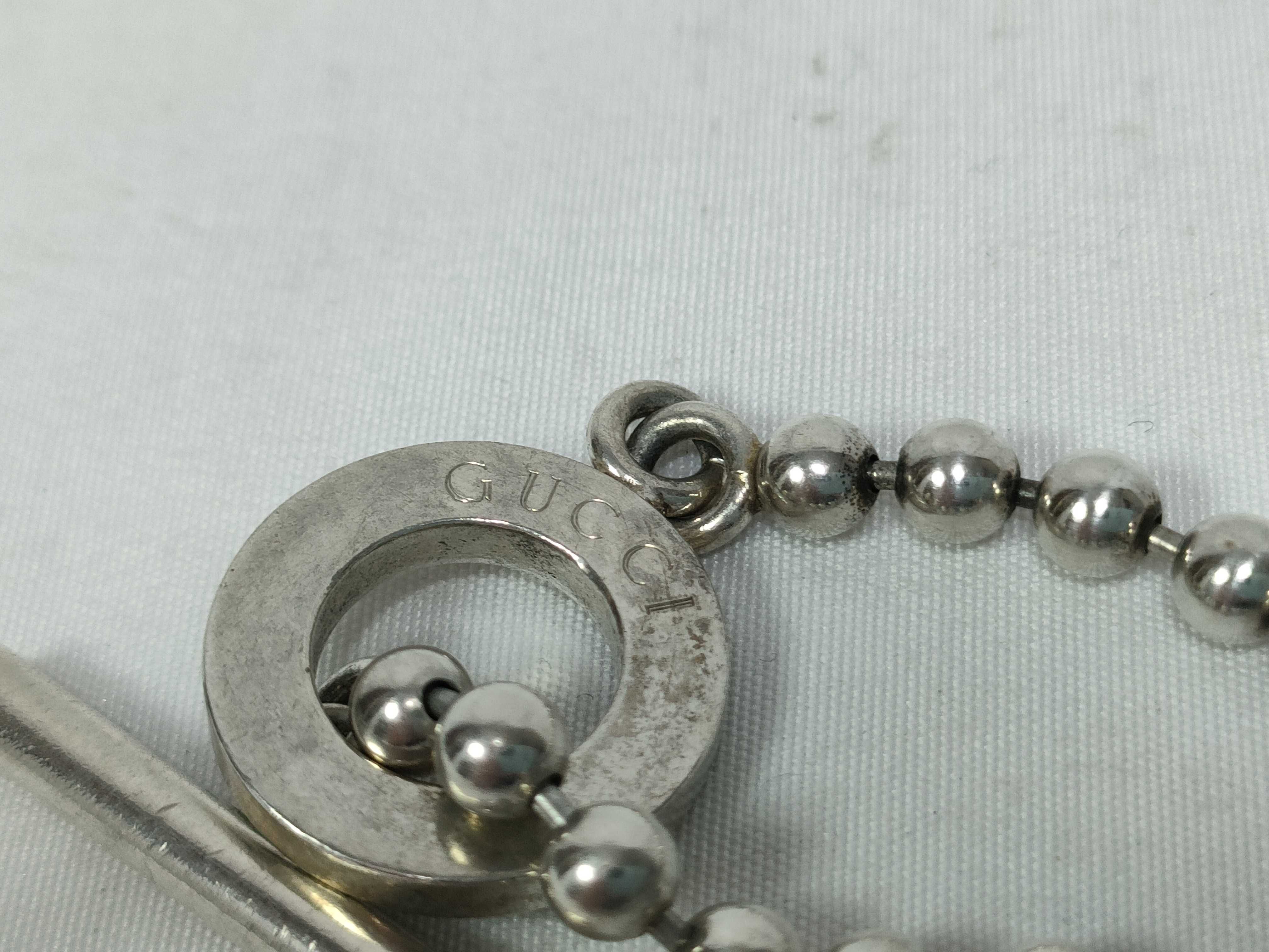Ball Chain Toggle Sterling Silver 925 Bracelet (Bracelet/Bangle) — view 4