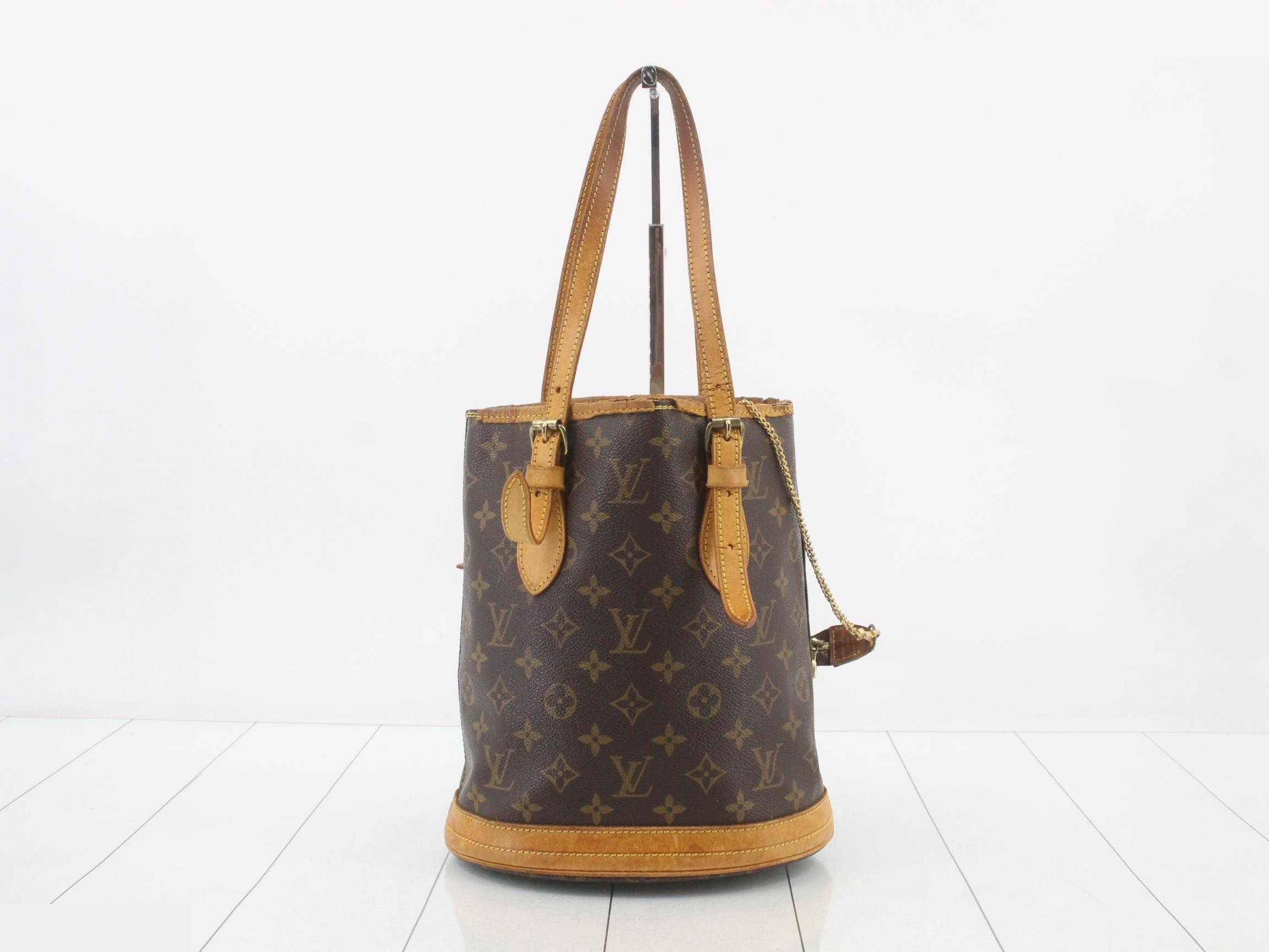 Monogram Bucket PM Tote Bag with Pouch — view 2