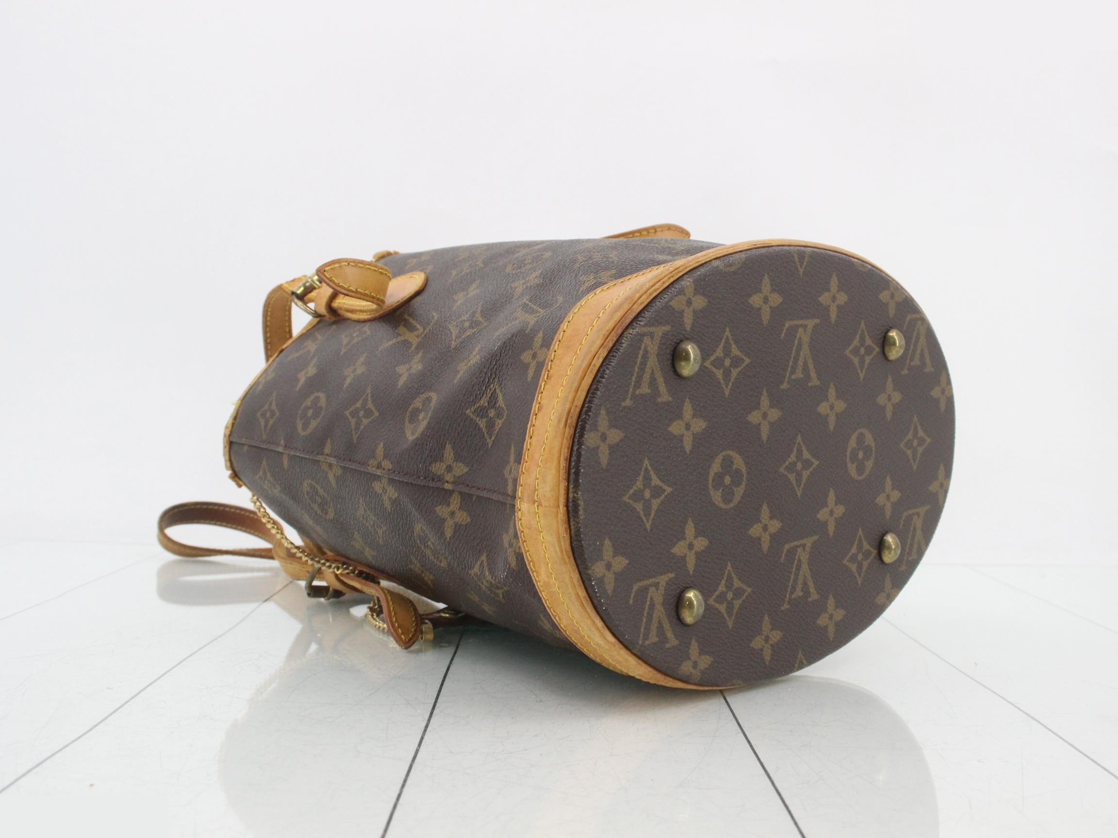 Monogram Bucket PM Tote Bag with Pouch — view 5