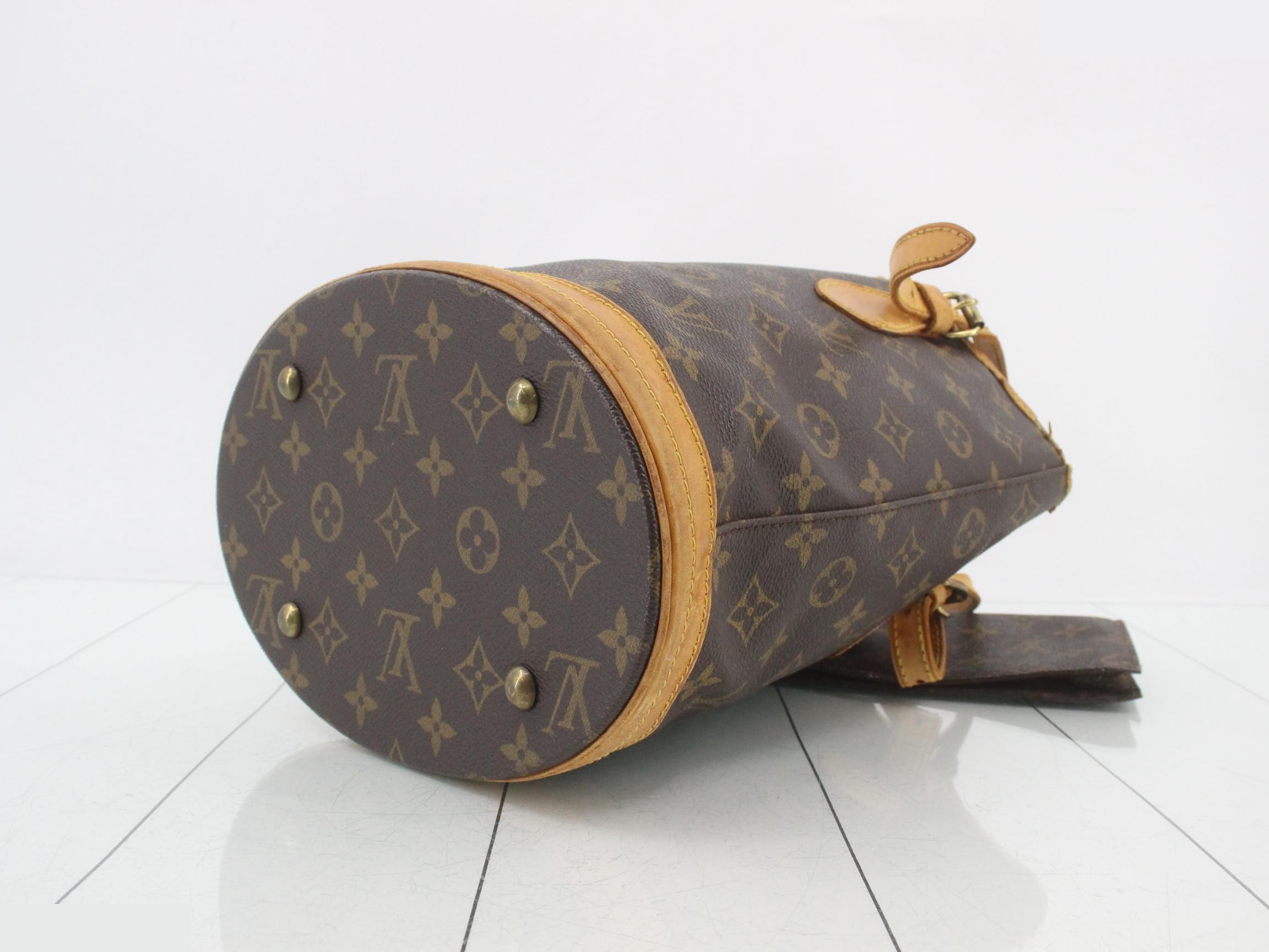 Monogram Bucket PM Tote Bag with Pouch — view 6