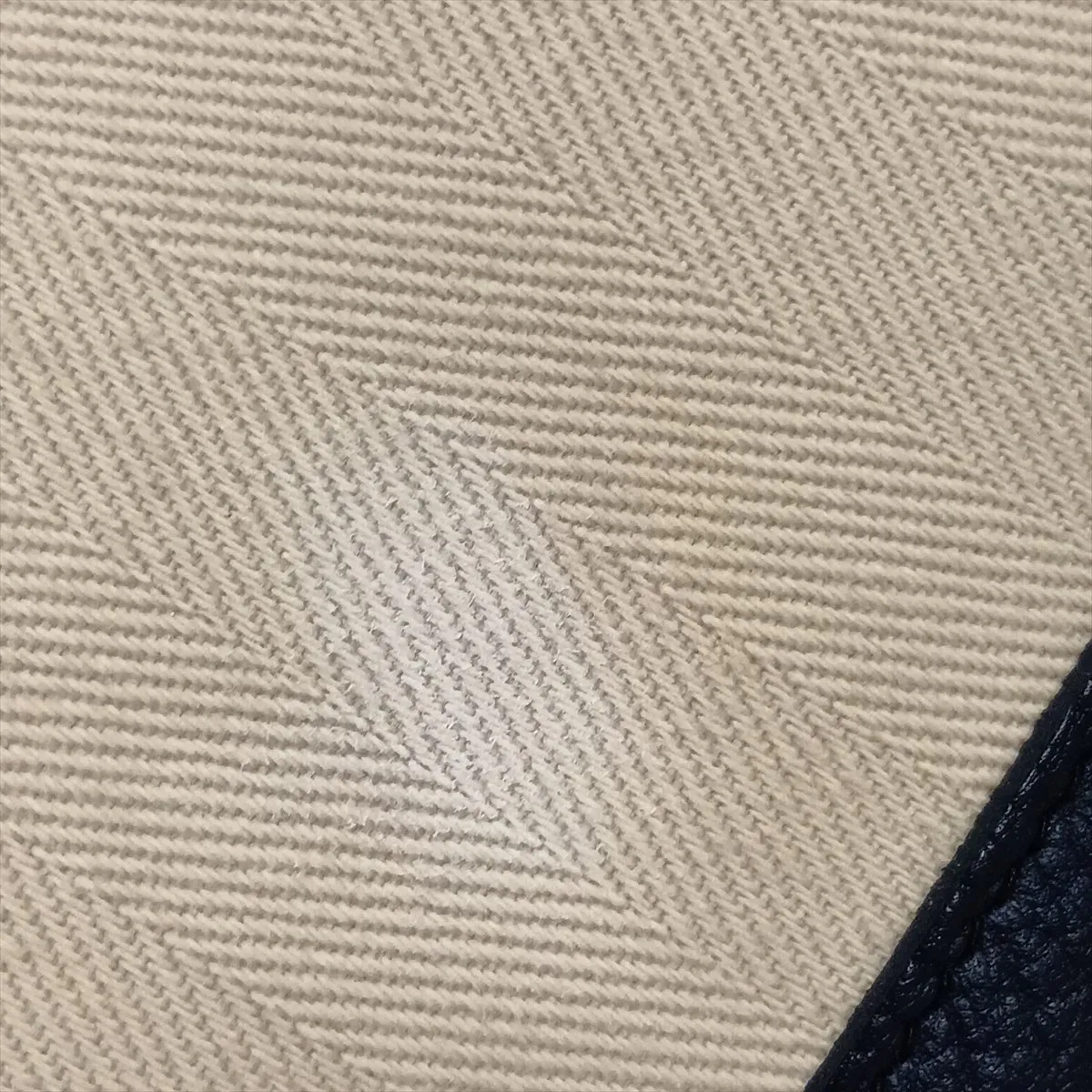 Garden Party 30 TPM Toile Chevron x Negonda Beige x Blue Indigo Silver Hardware D:2019 — view 11