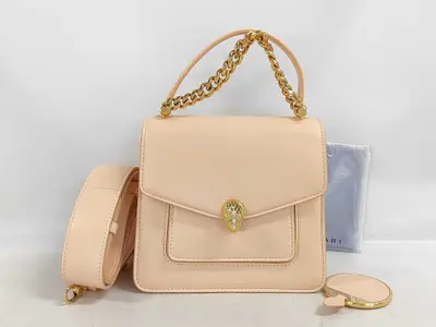 Serpenti Forever 2-Way Leather Handbag