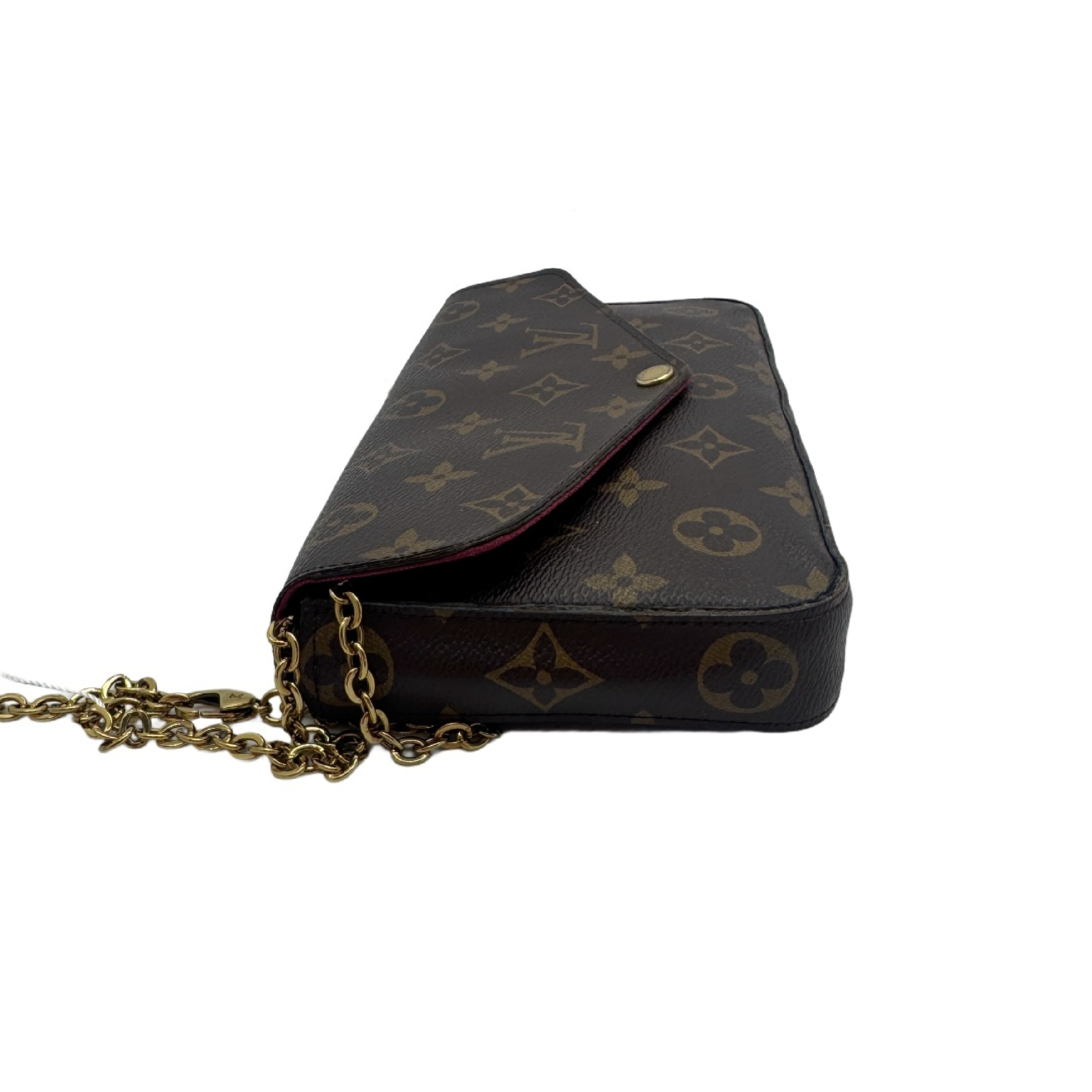 Monogram Pochette Felicie Chain Shoulder Bag — view 3