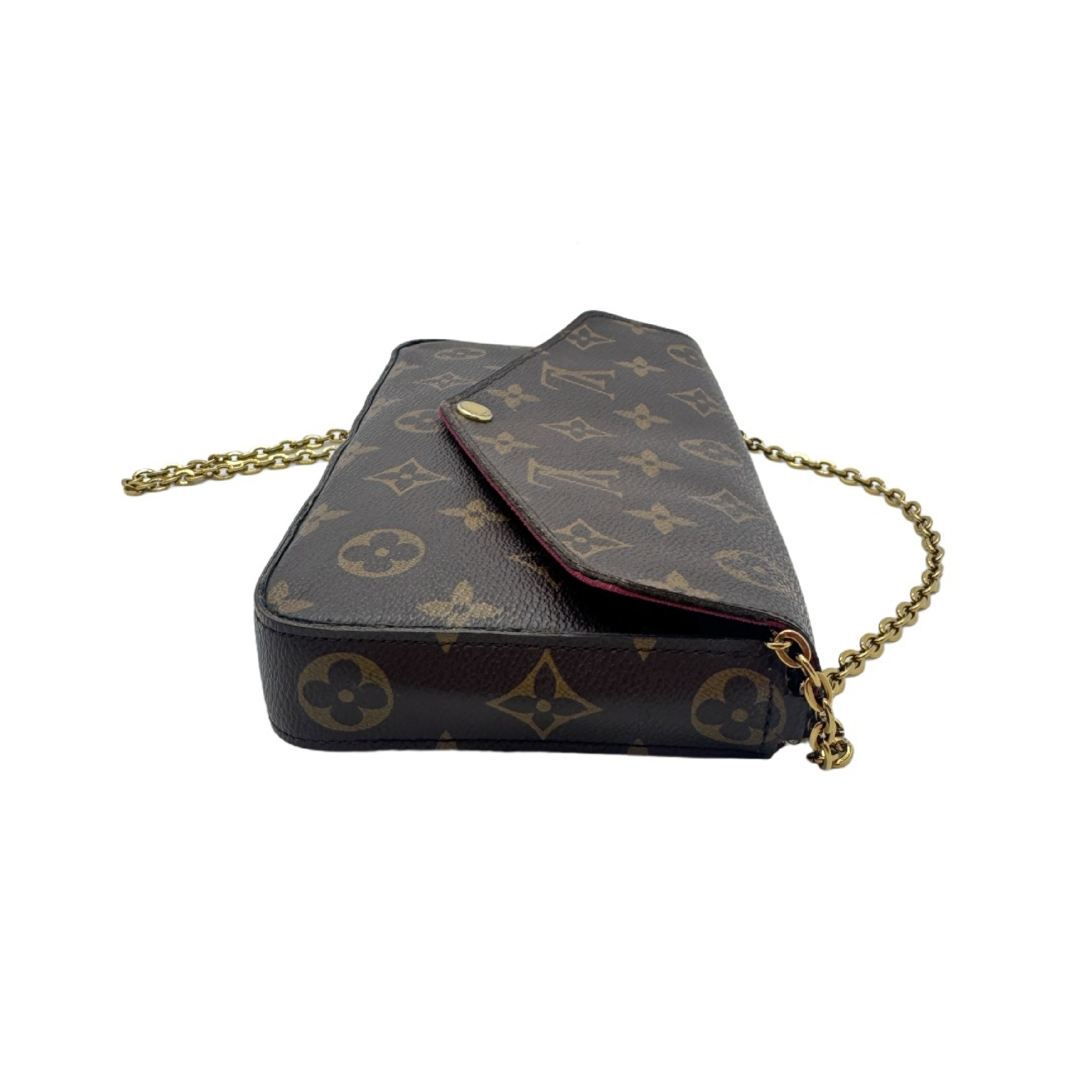 Monogram Pochette Felicie Chain Shoulder Bag — view 4