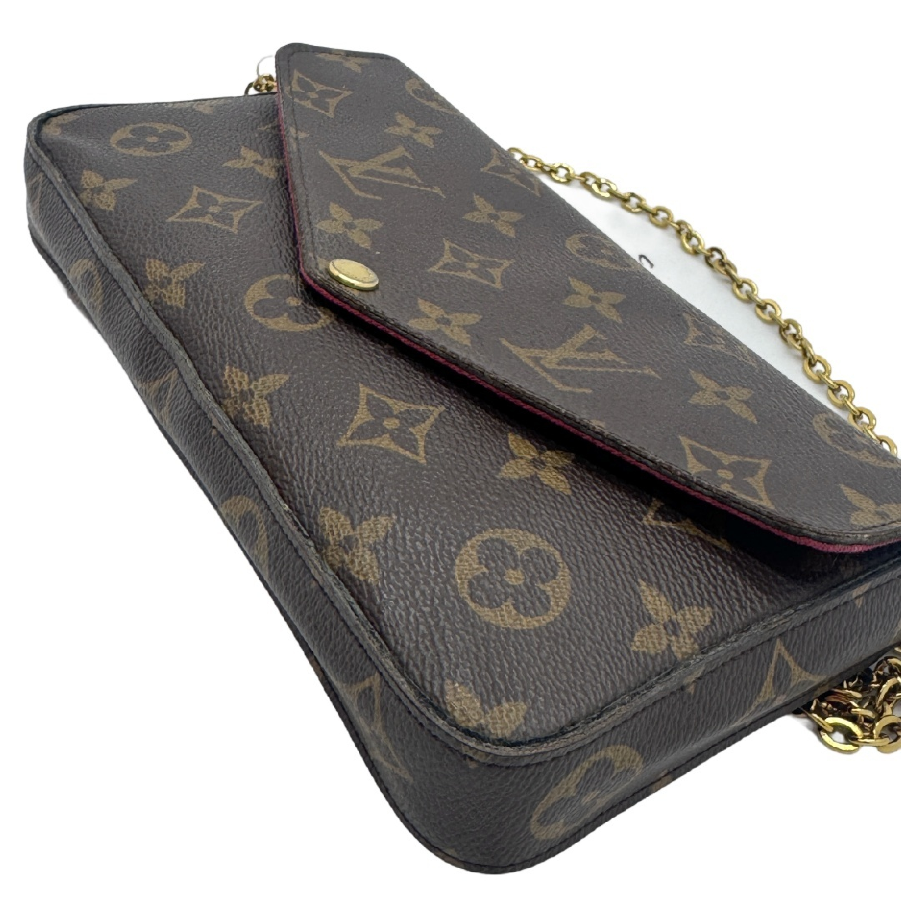 Monogram Pochette Felicie Chain Shoulder Bag — view 7