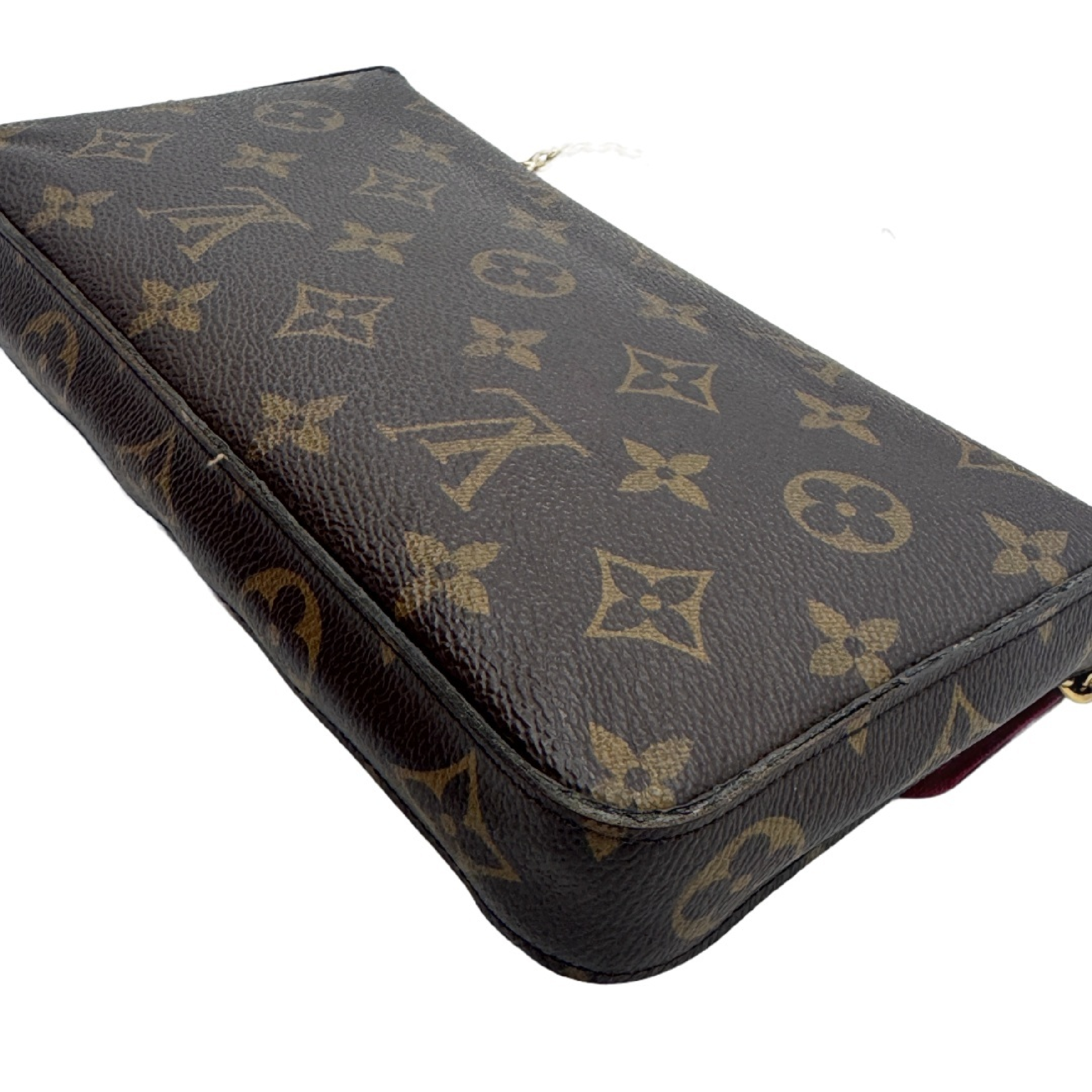 Monogram Pochette Felicie Chain Shoulder Bag — view 9