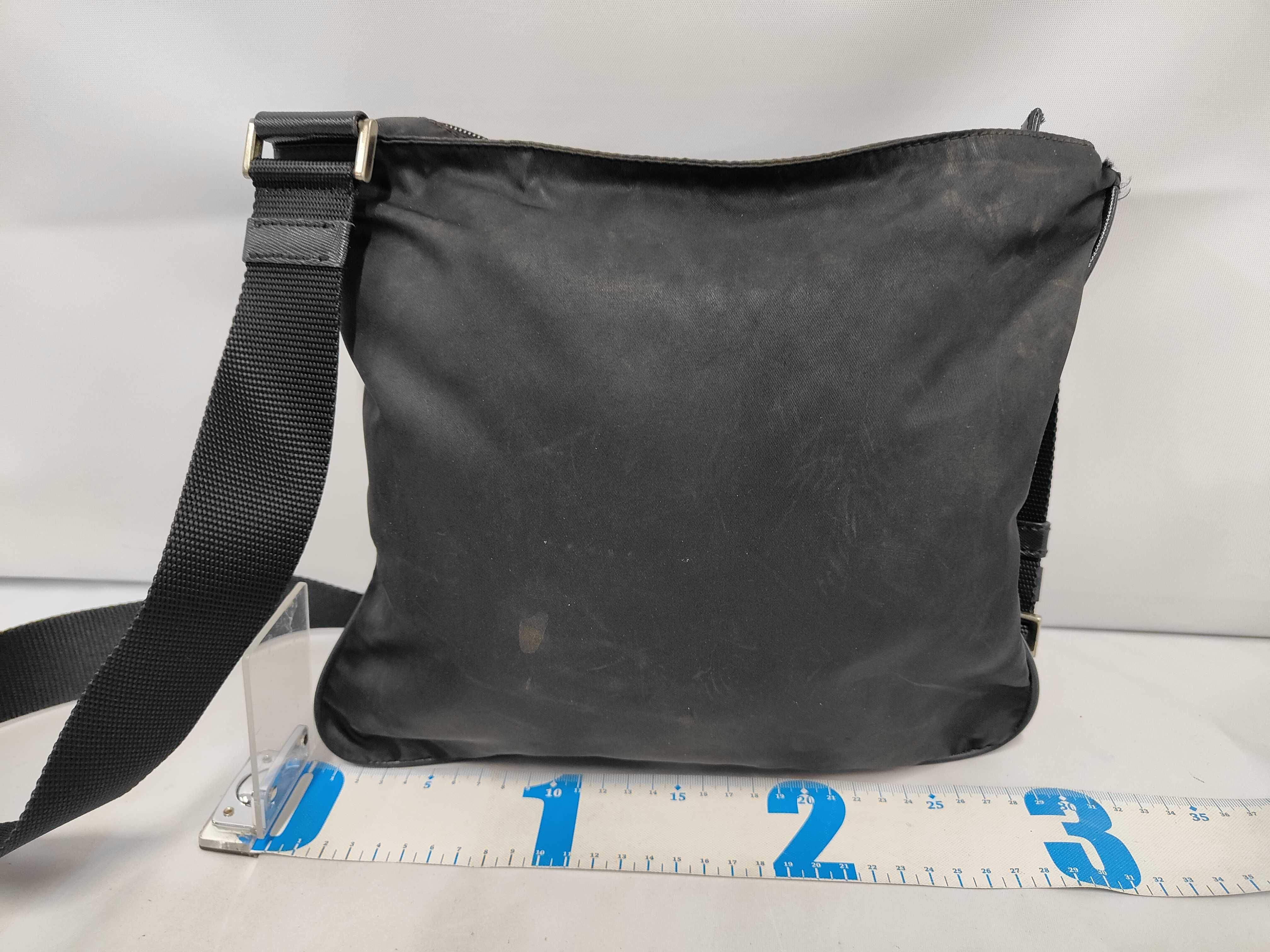 Triangle Logo Nylon Shoulder Bag — view 2