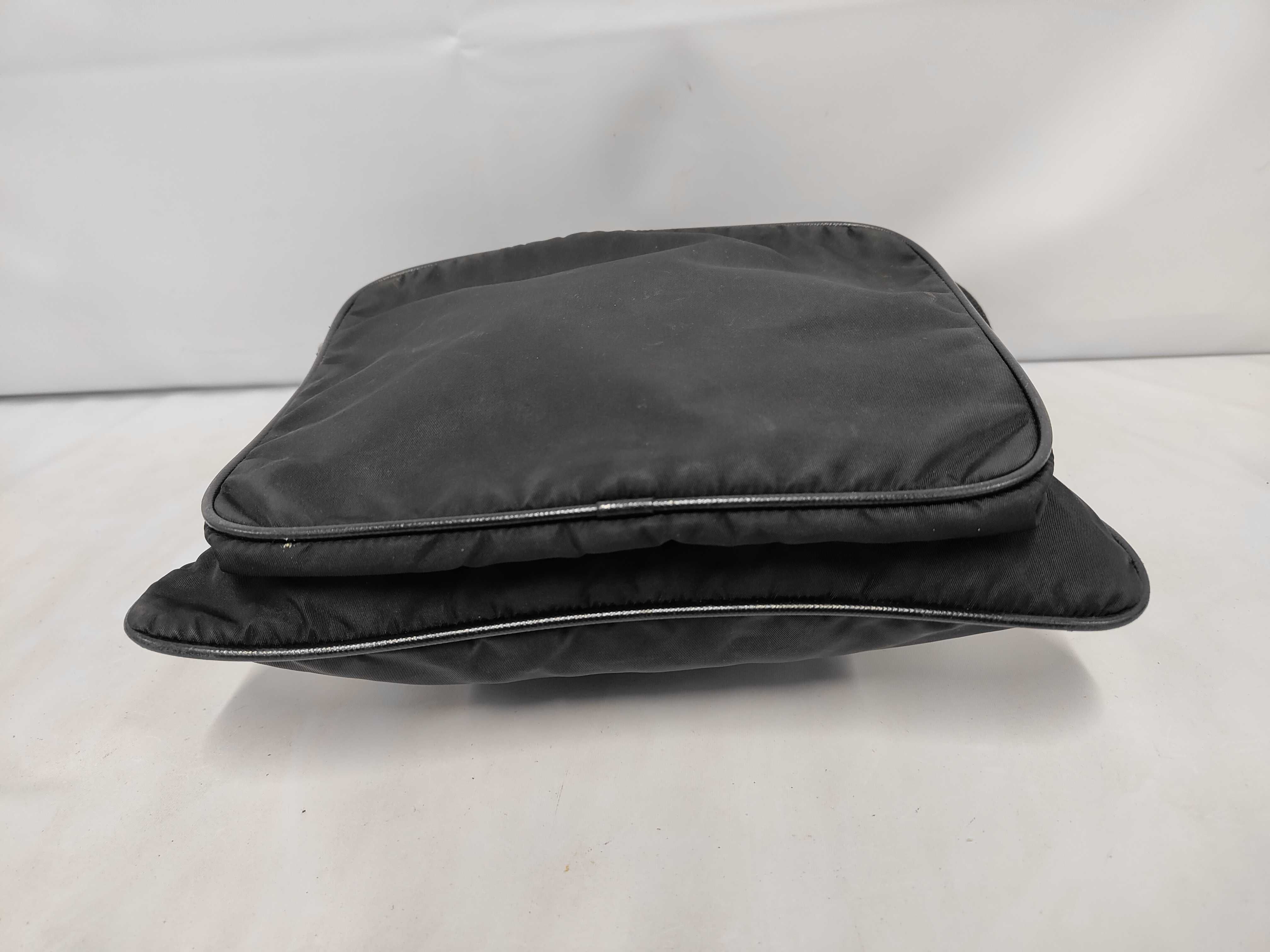 Triangle Logo Nylon Shoulder Bag — view 3