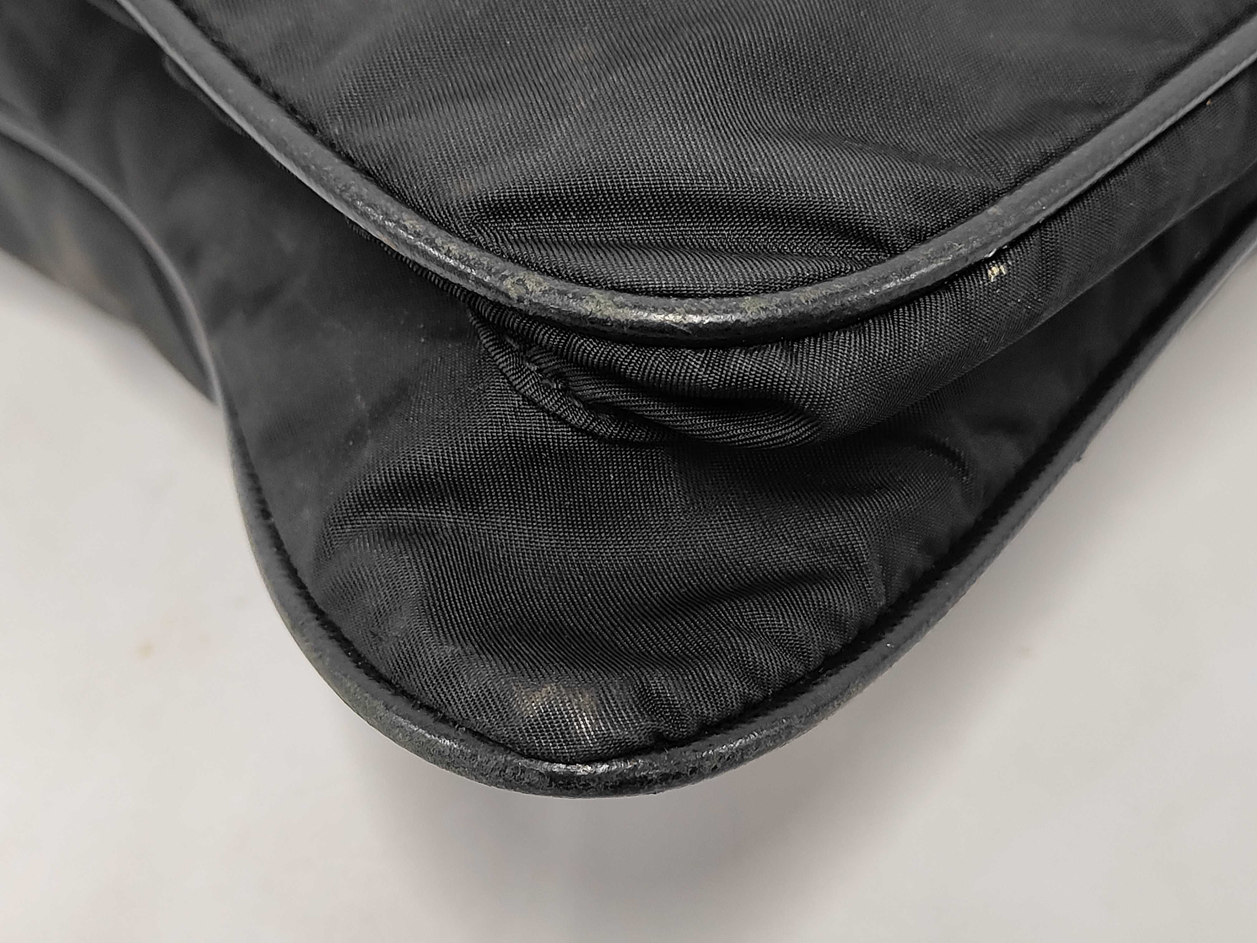Triangle Logo Nylon Shoulder Bag — view 4