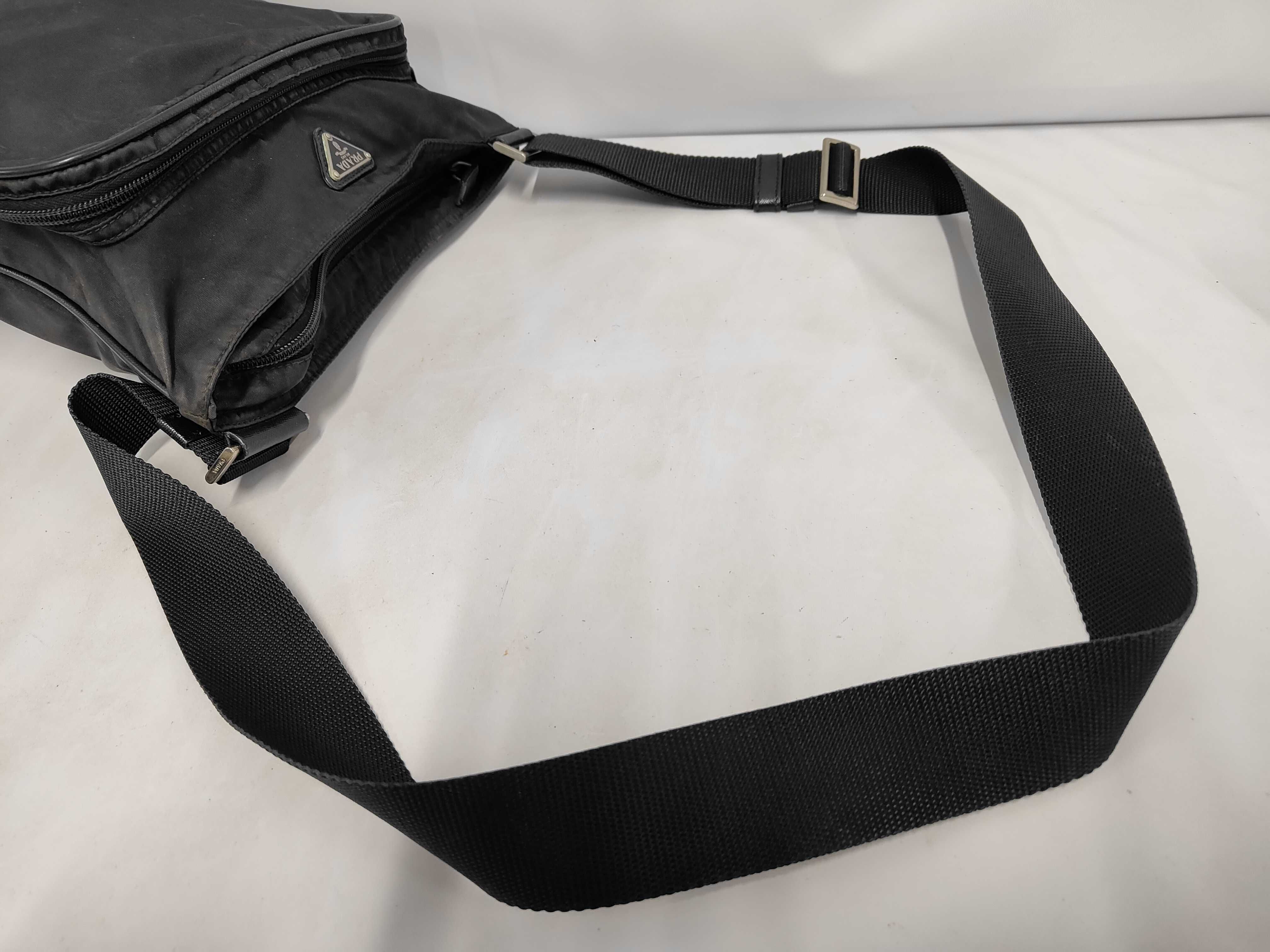 Triangle Logo Nylon Shoulder Bag — view 5