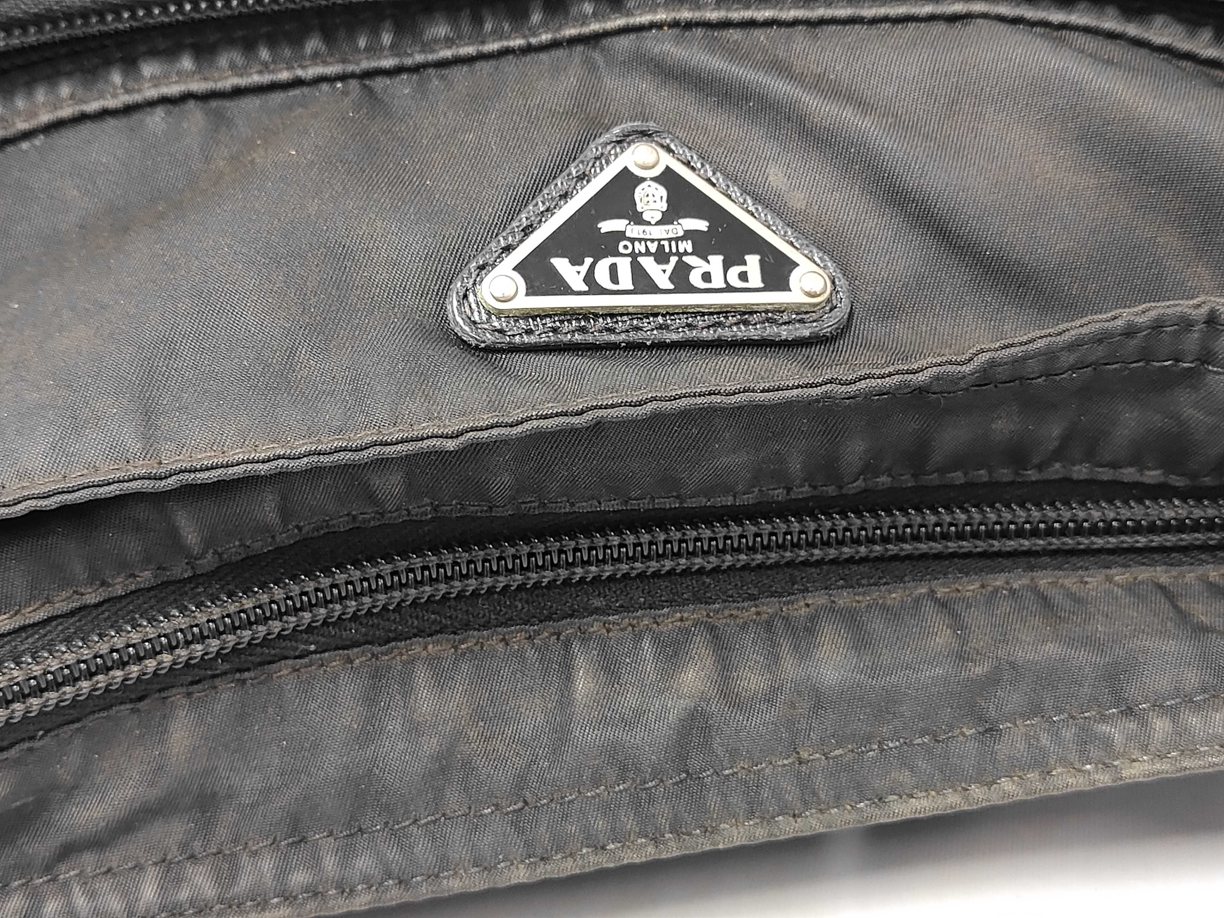 Triangle Logo Nylon Shoulder Bag — view 8