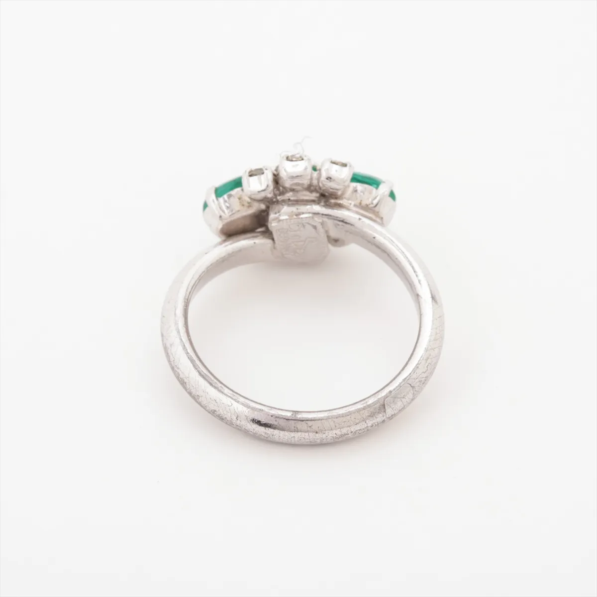 ring, metal, silver. Shows signs of wear, — view 2